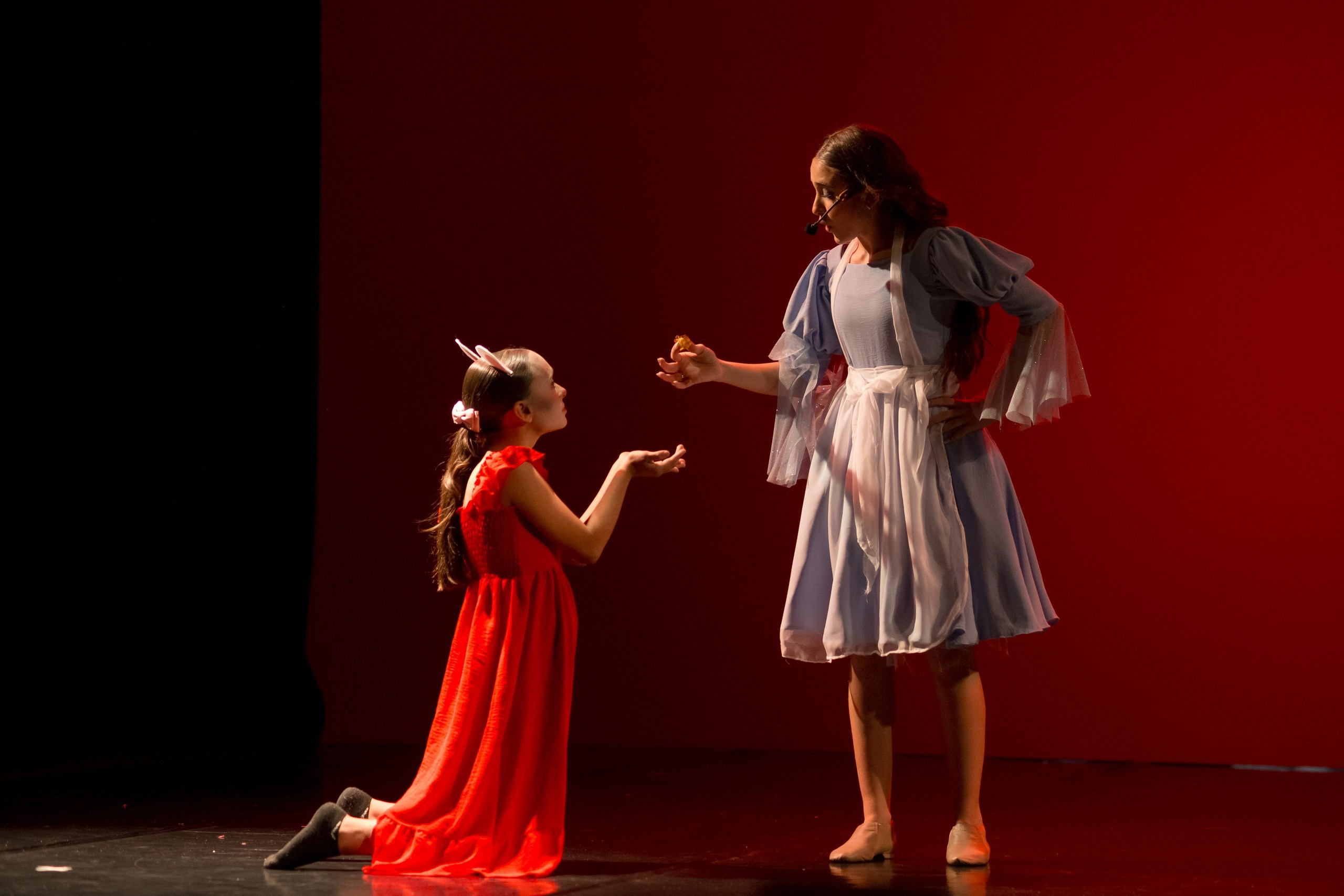 Fotografia de Espetáculo Teatral Alice no País das Maravilhas do grupo de dança Recriarte