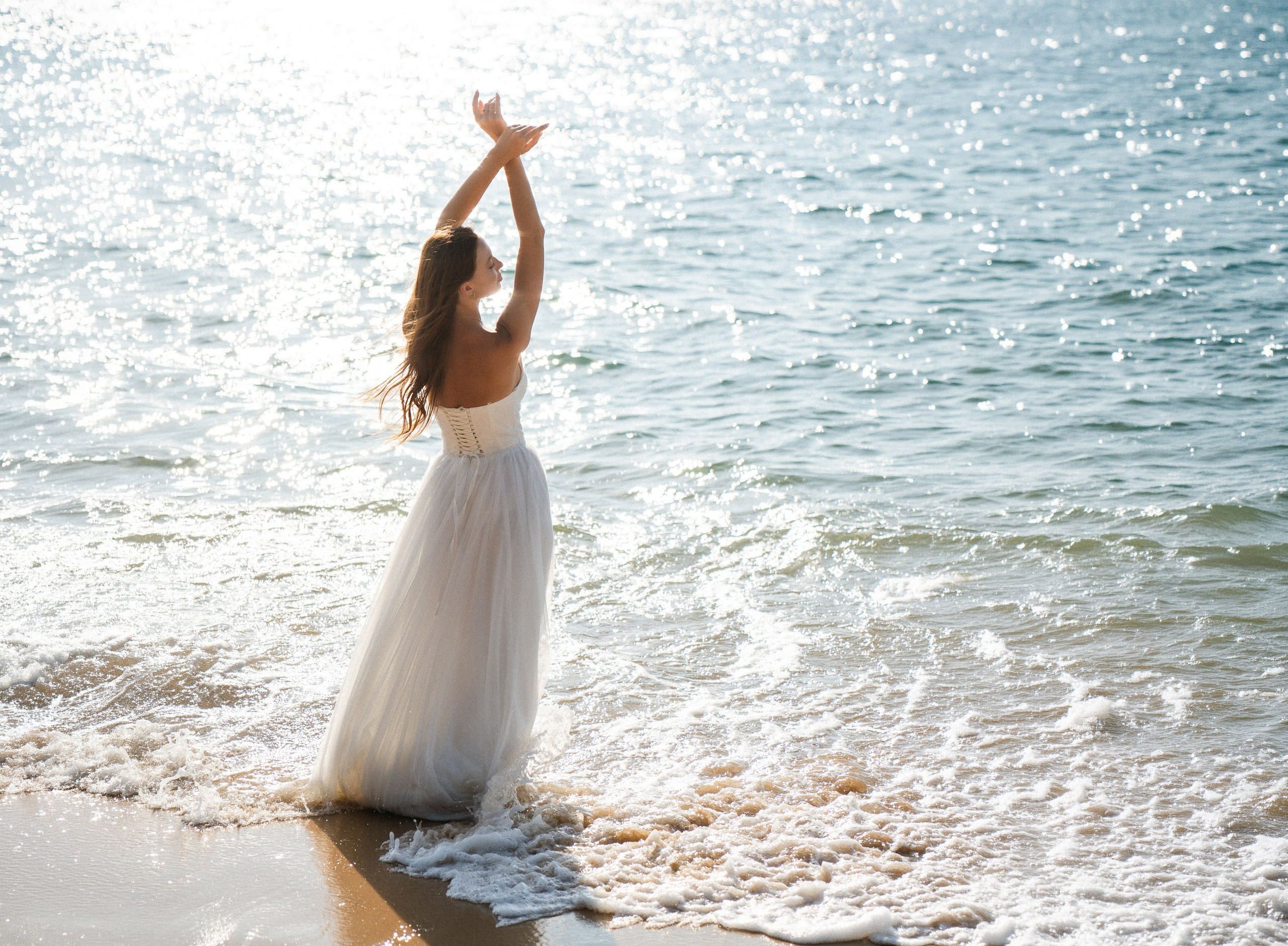 Luxury couple portrait photography in Phuket surrounded by tropical palms and ocean views