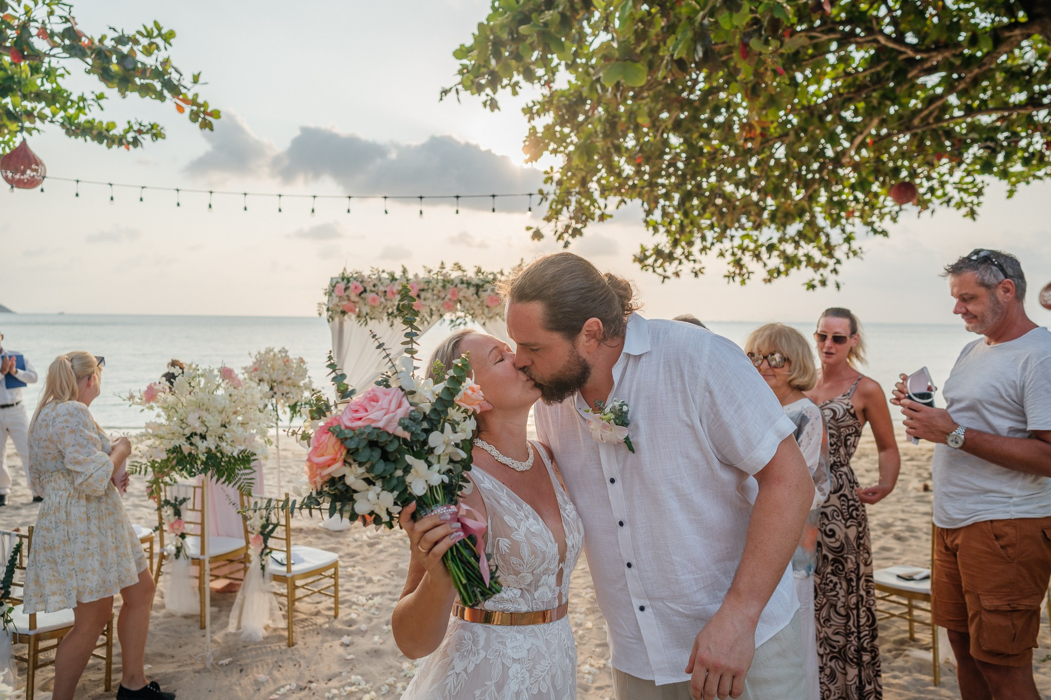 Buddhist + Western. Wedding on Koh Samui, Thailand