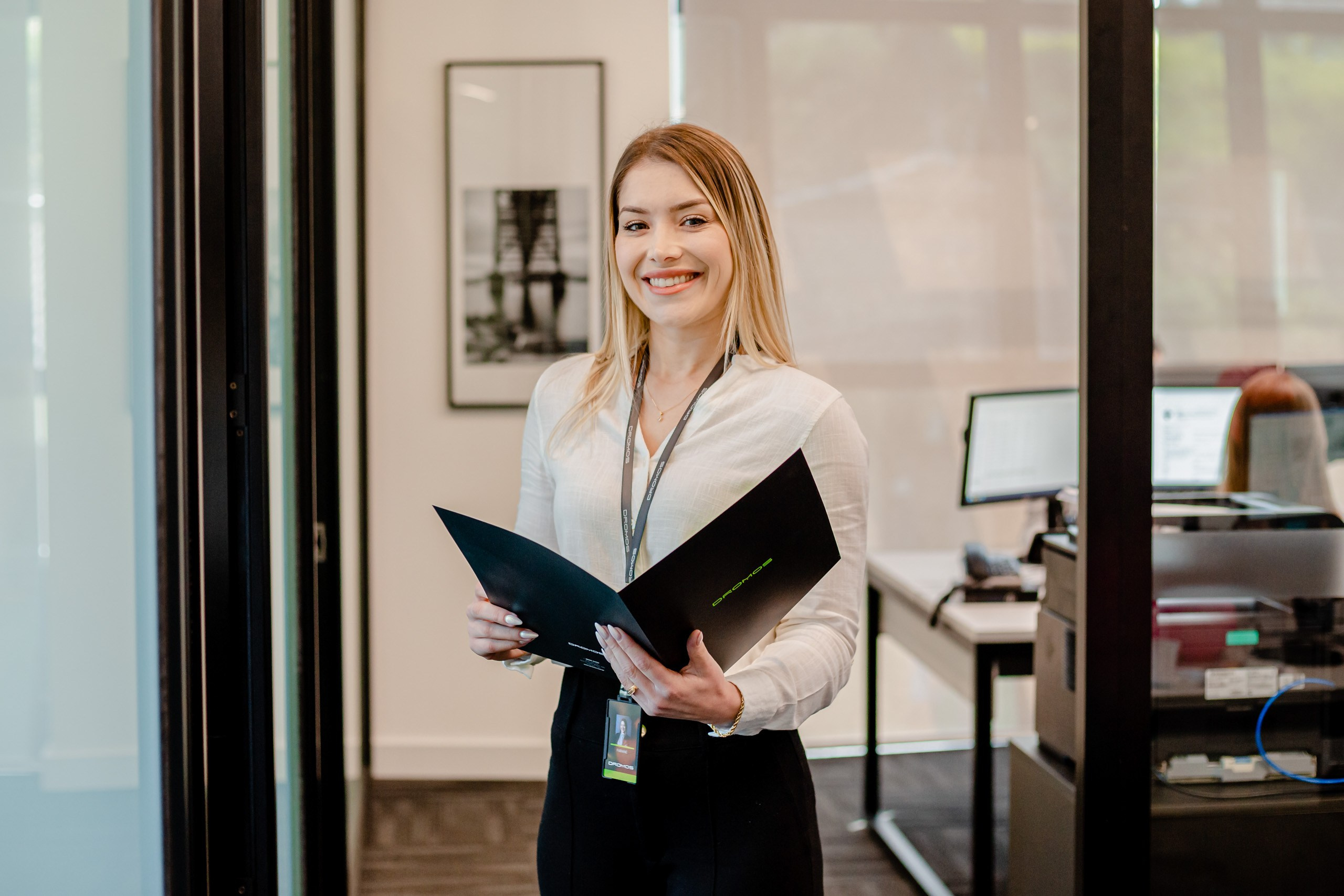 Fotografia de retrato corporativo para a empresa Dromos em Joinville