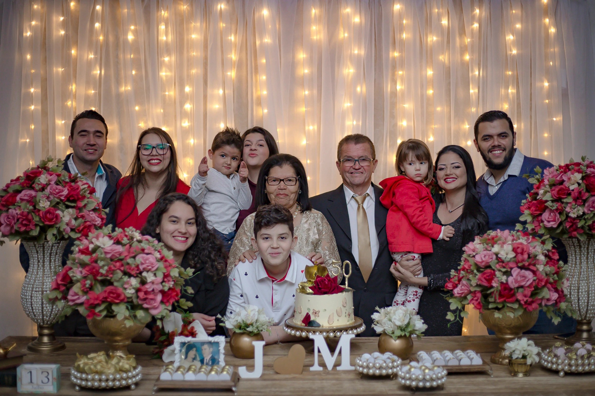 Bodas de Ouro - J & M. Fotógrafa de Eventos em São Paulo e Sorocaba Kika Damasceno