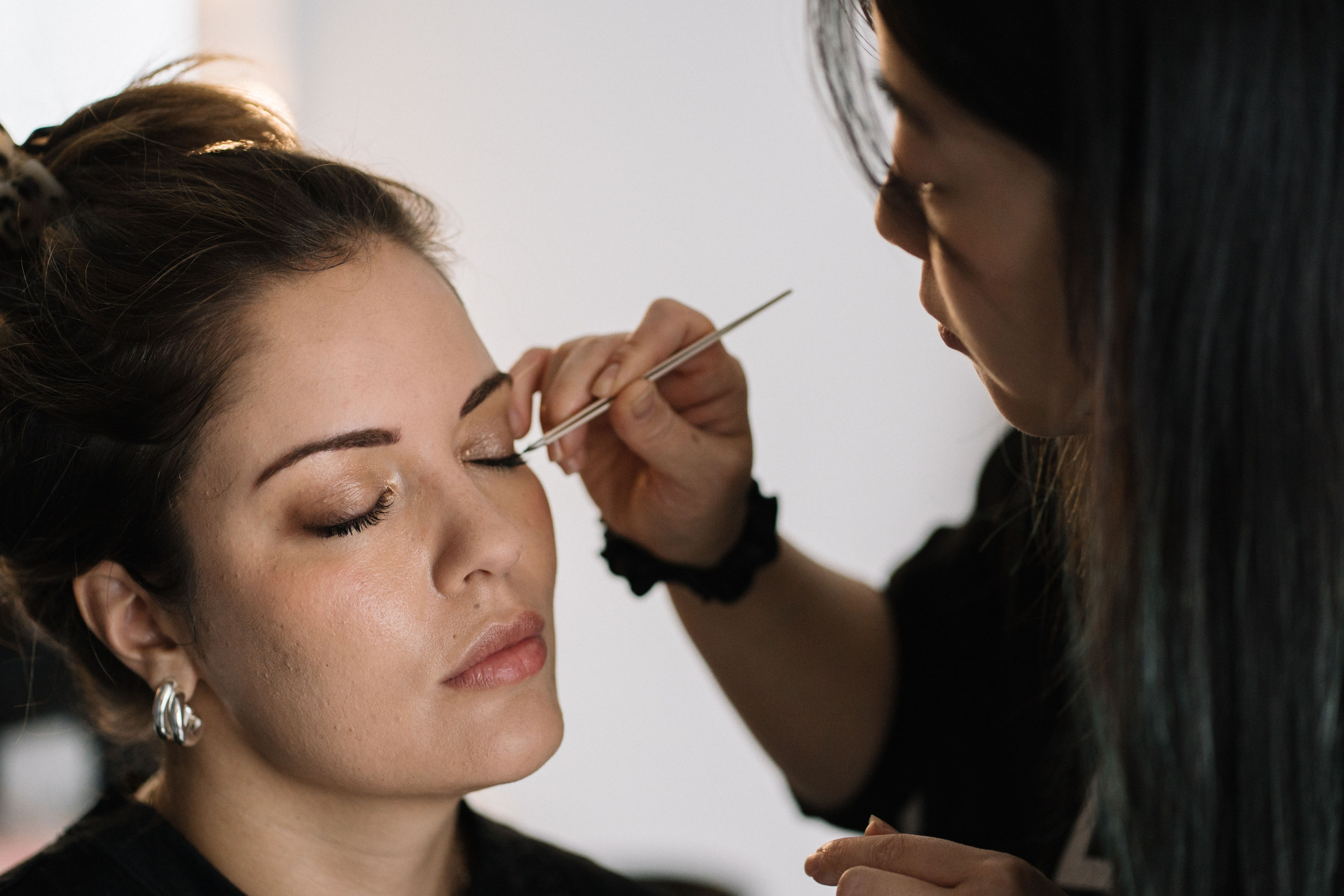 Natural makeup styling for timeless portraits at fine art photography studio in Burnaby