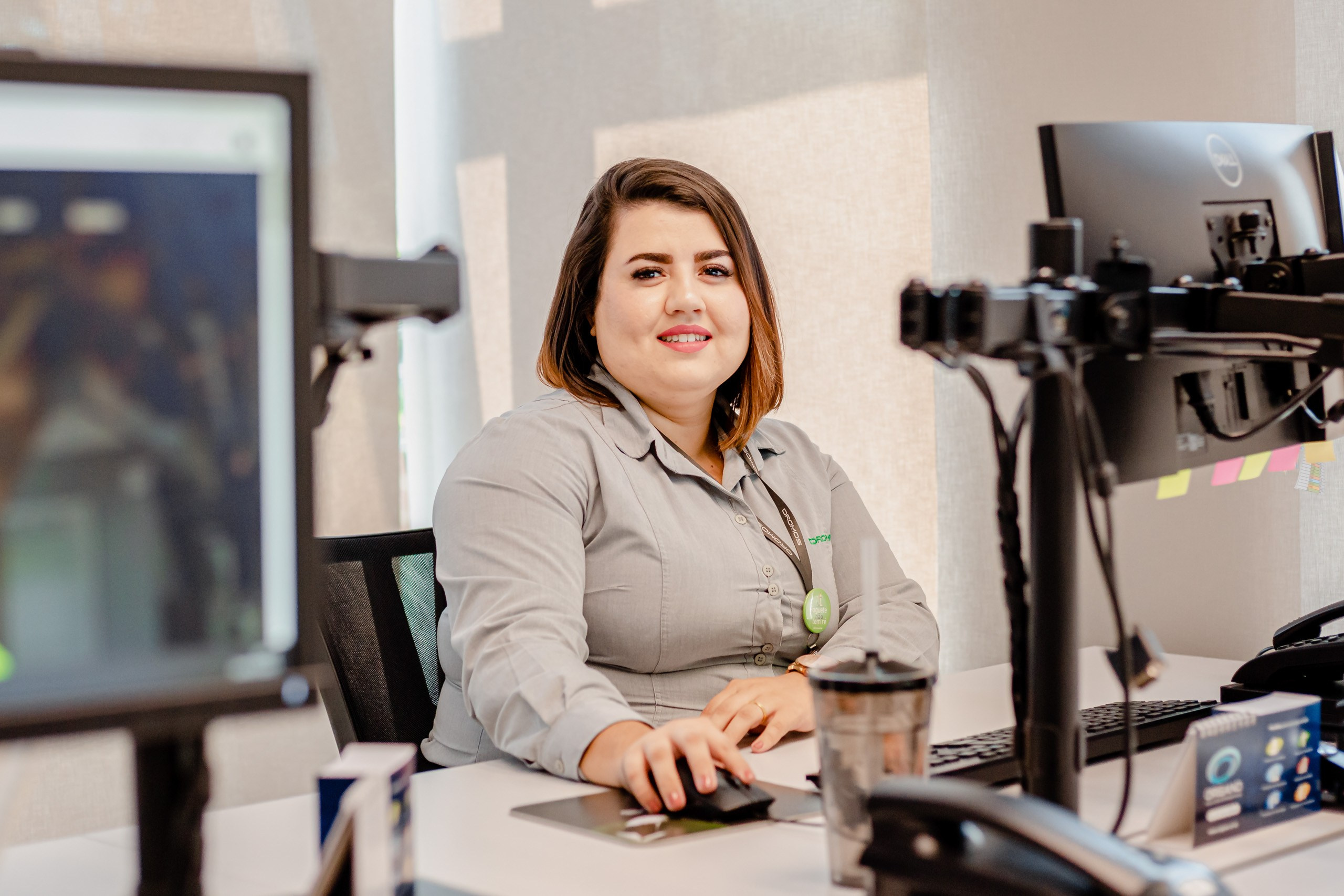 Fotografia de retrato corporativo para a empresa Dromos em Joinville