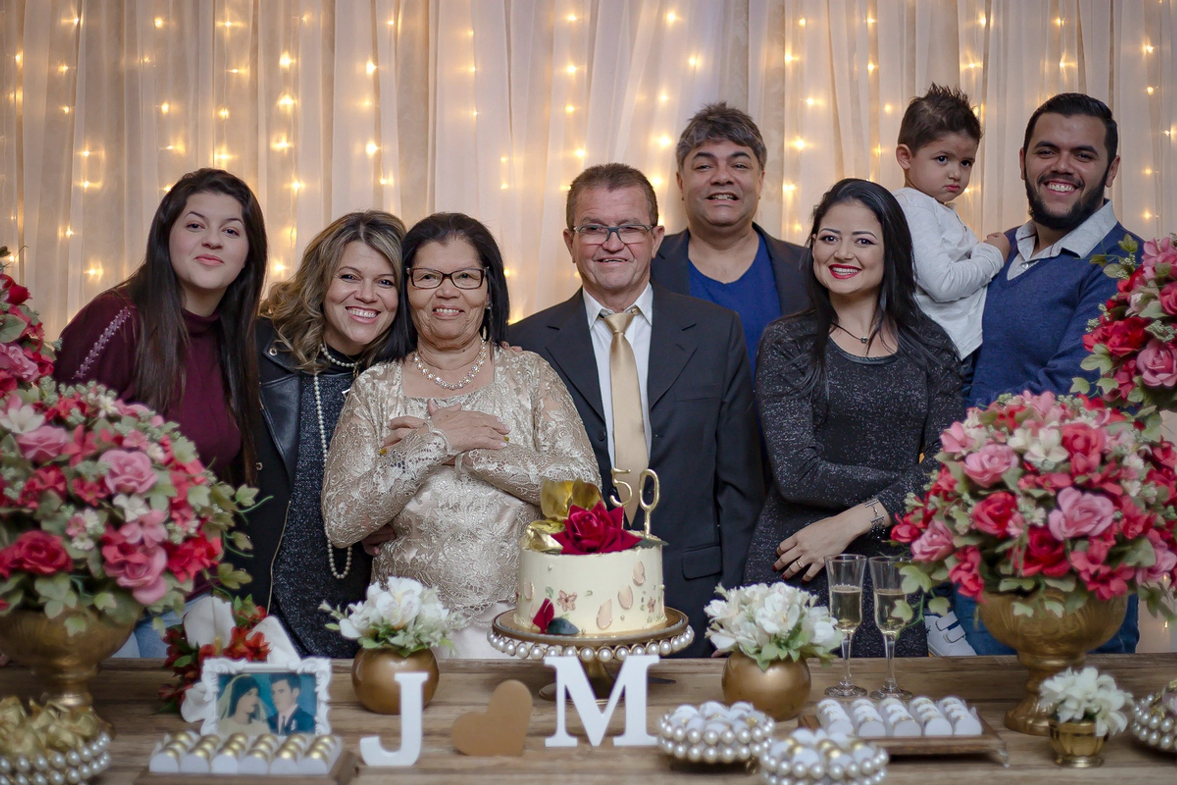 Bodas de Ouro - J & M. Fotógrafa de Eventos em São Paulo e Sorocaba Kika Damasceno