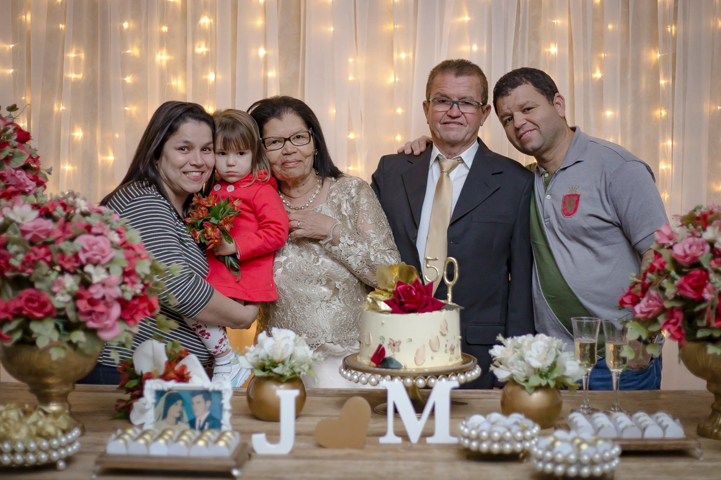 Bodas de Ouro - J & M. Fotógrafa de Eventos em São Paulo e Sorocaba Kika Damasceno