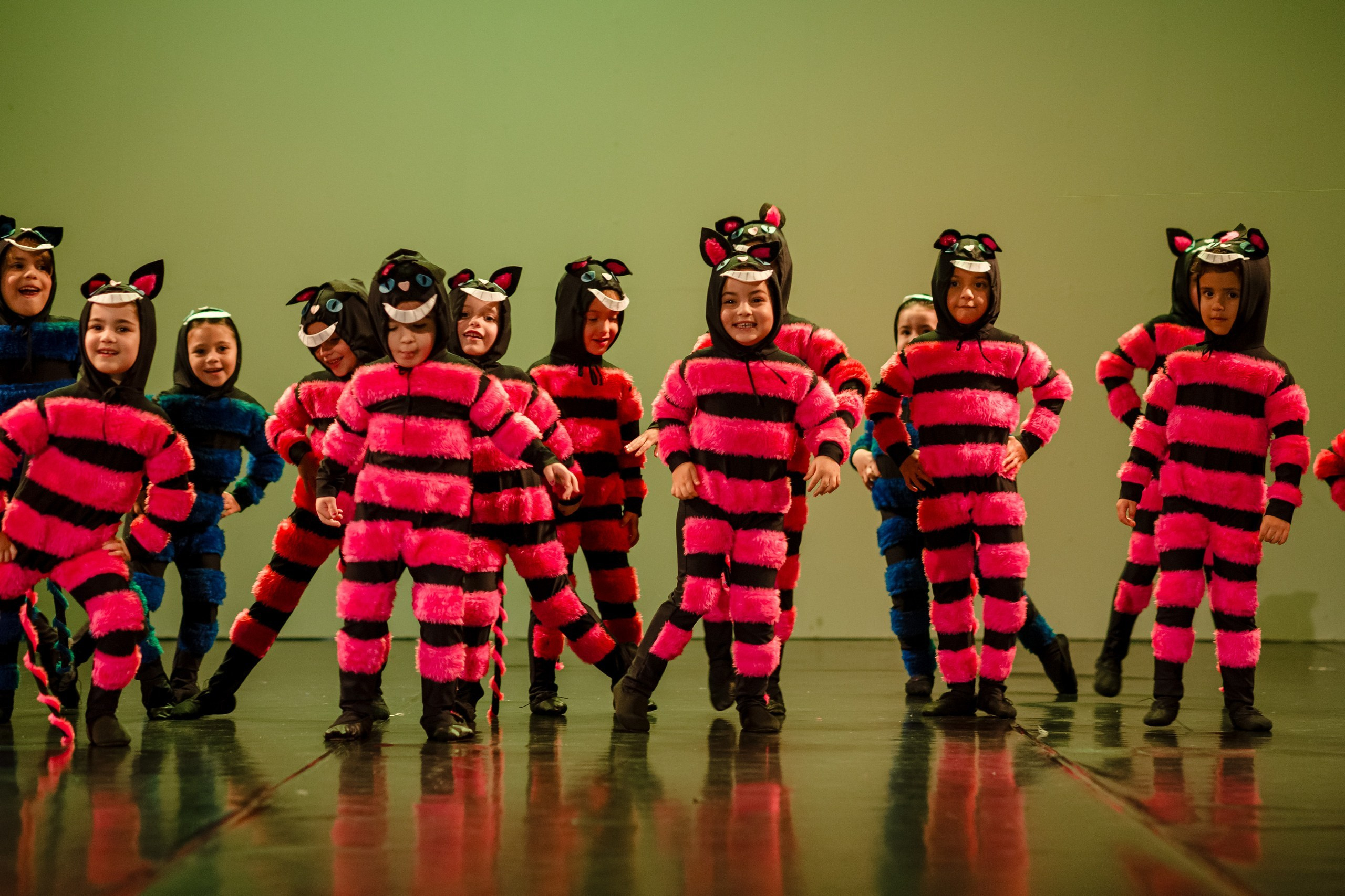Fotografia de Espetáculo Teatral Alice no País das Maravilhas do grupo de dança Recriarte
