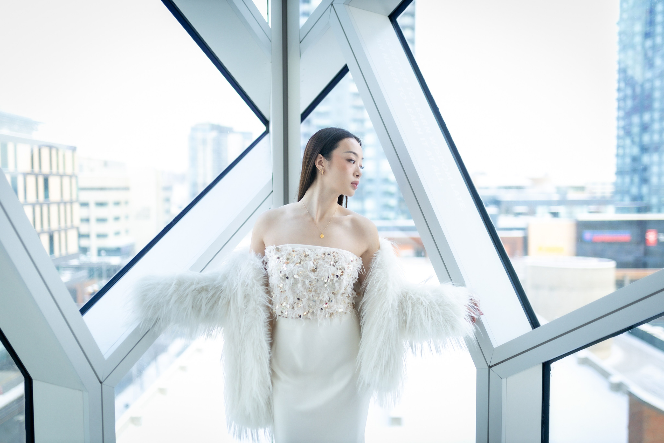 Elegant Moments: Alvina Phan Photo Session. ProFly Media Inc. — Cinematic photo and video production for brands, businesses, and spaces in Calgary