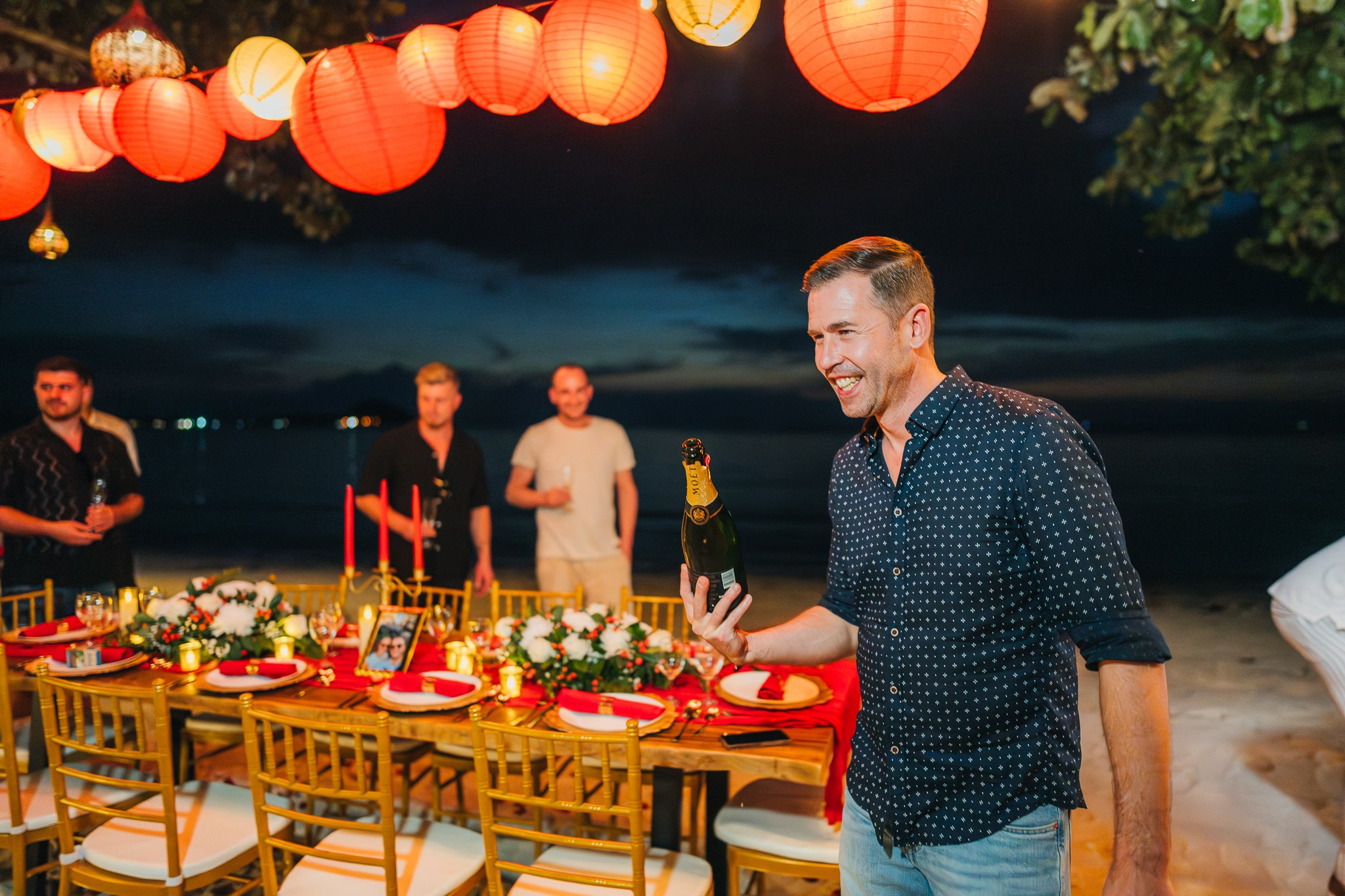Marriage Proposal with friends