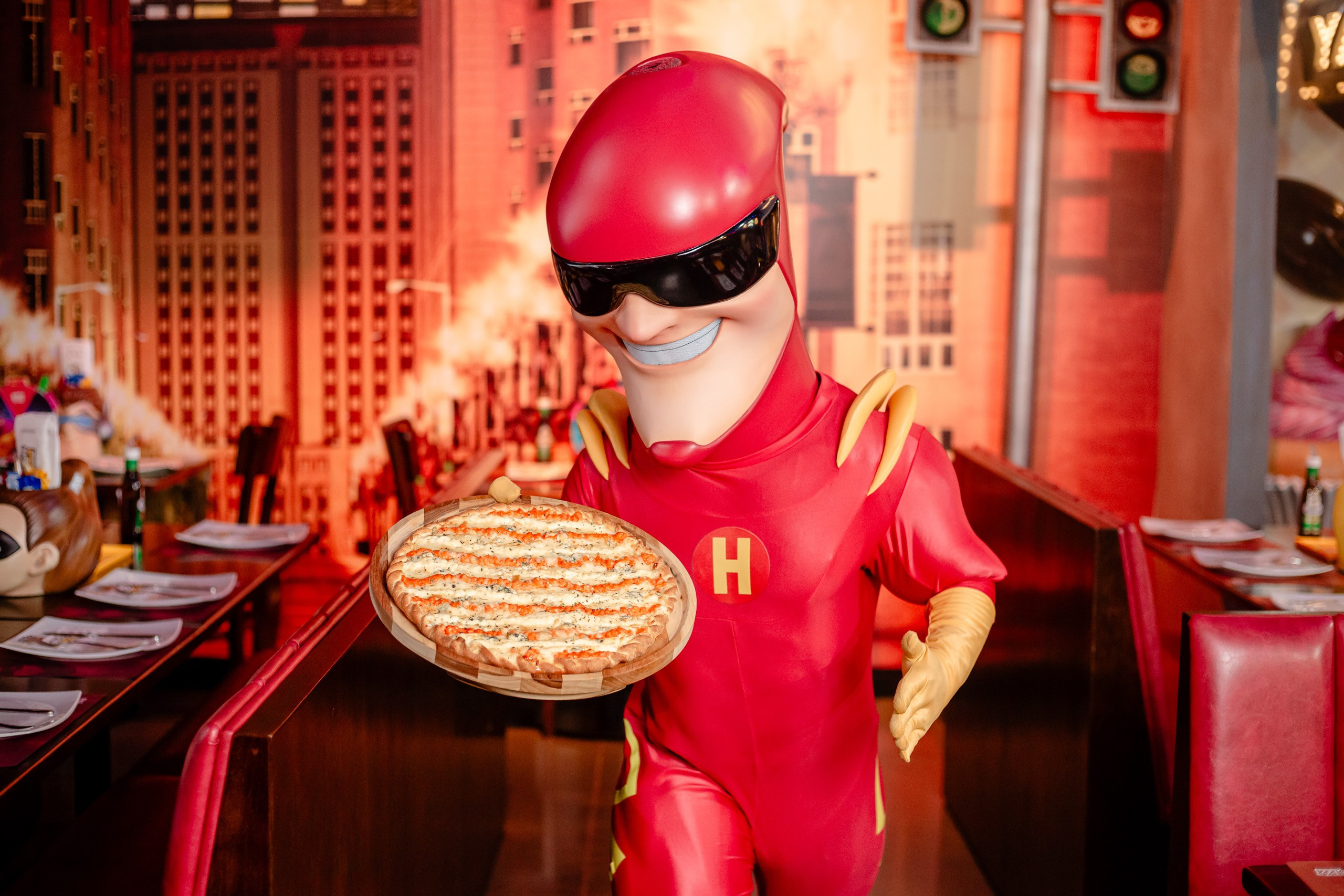 Produção fotográfica para a Heróis da Pizza de Gramado