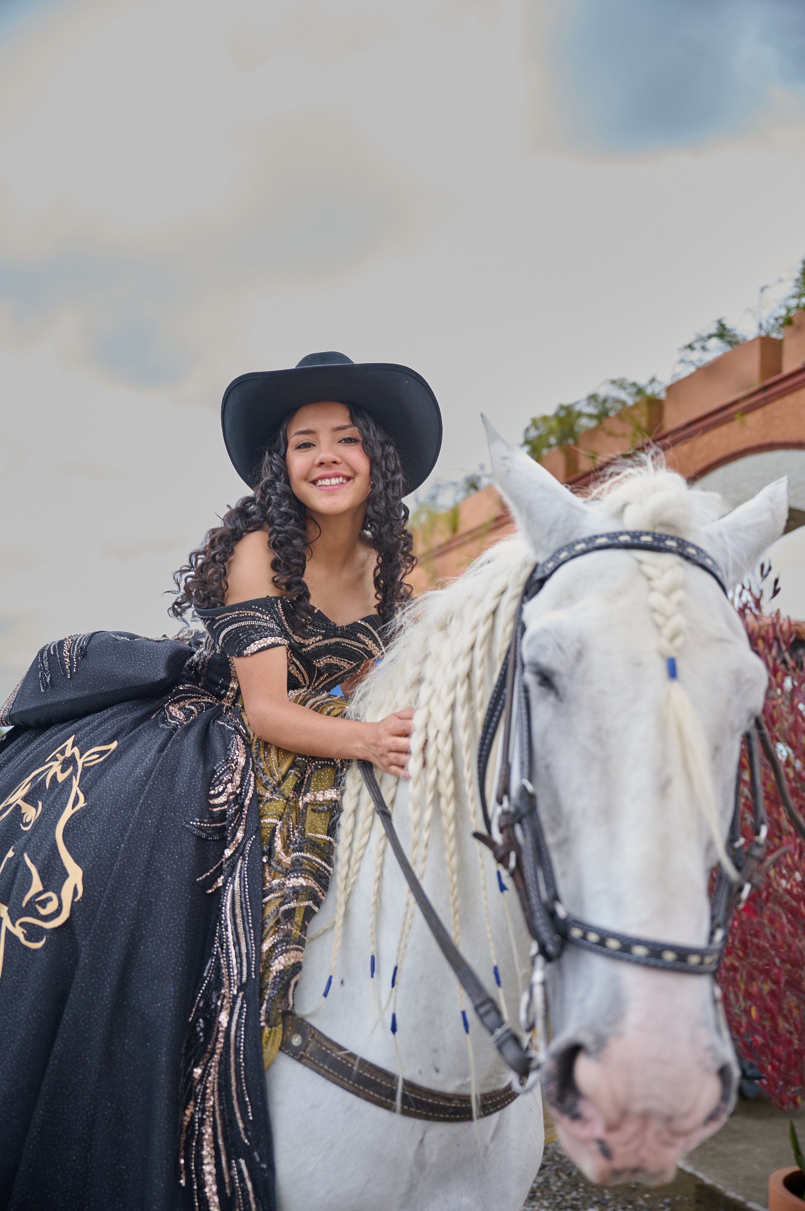 Pure Elegance & Majesty: Maria Clara & The White Spanish Horse | ZZ Portraits by Hendrick