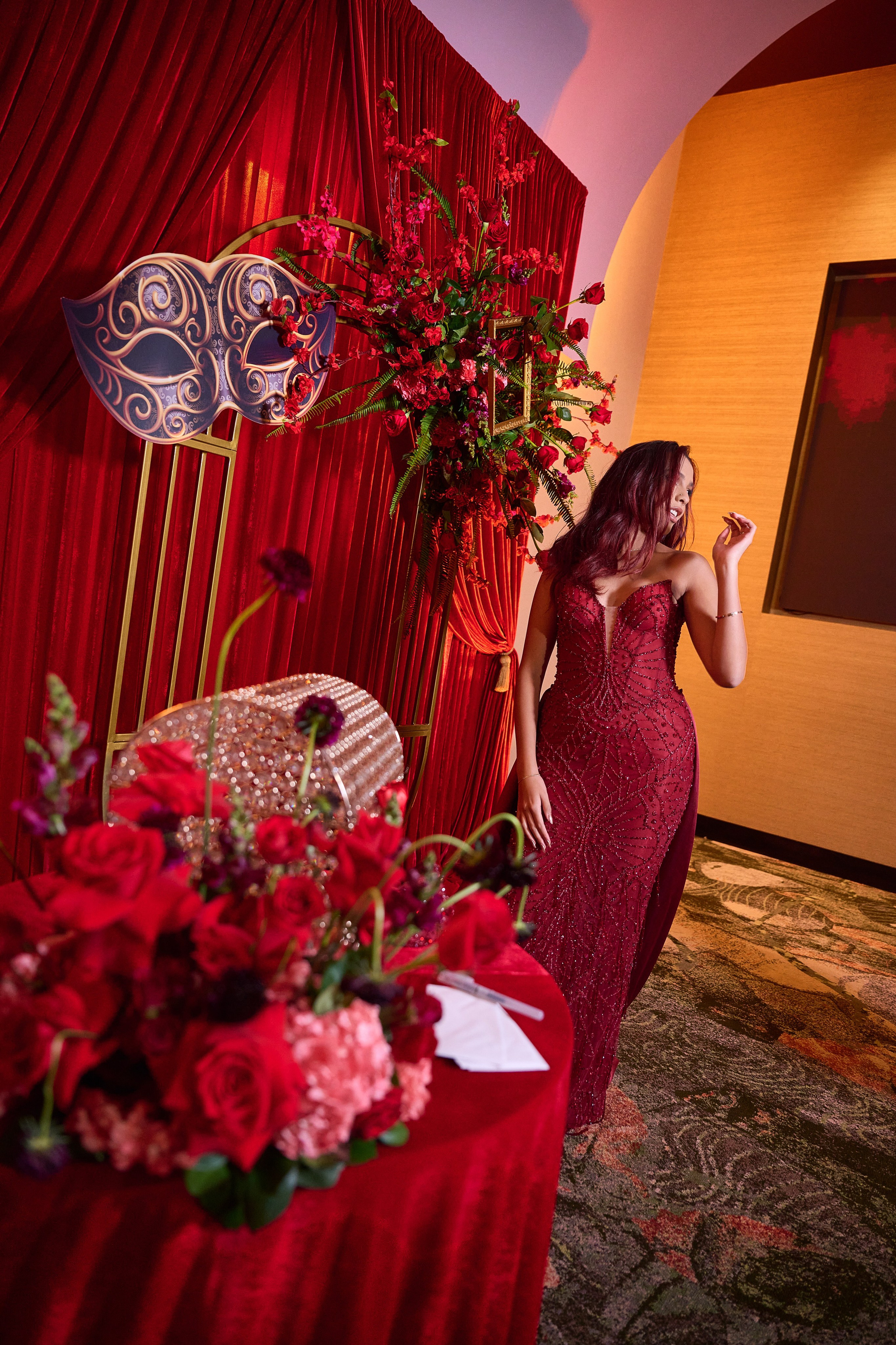 Ivana’s Fine Art Quinceañera Photoshoot in Burgundy: Unforgettable Emotion | ZZ Portraits by Hendrick. Hendrick | Luxury wedding photography & cinematic wedding films in Miami & Bogotá. Signature fine art storytelling capturing timeless, emoti