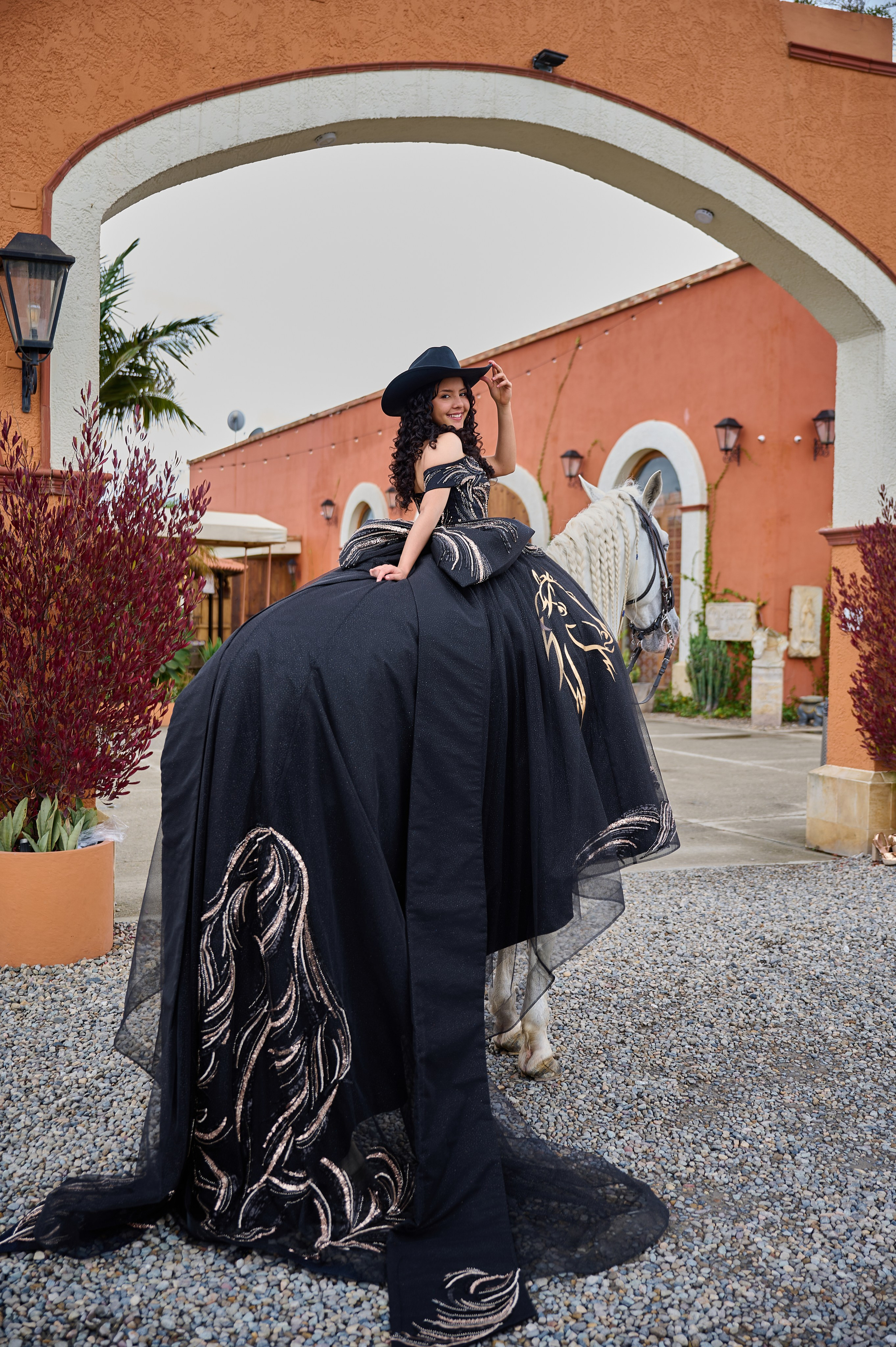 Pure Elegance & Majesty: Maria Clara & The White Spanish Horse | ZZ Portraits by Hendrick