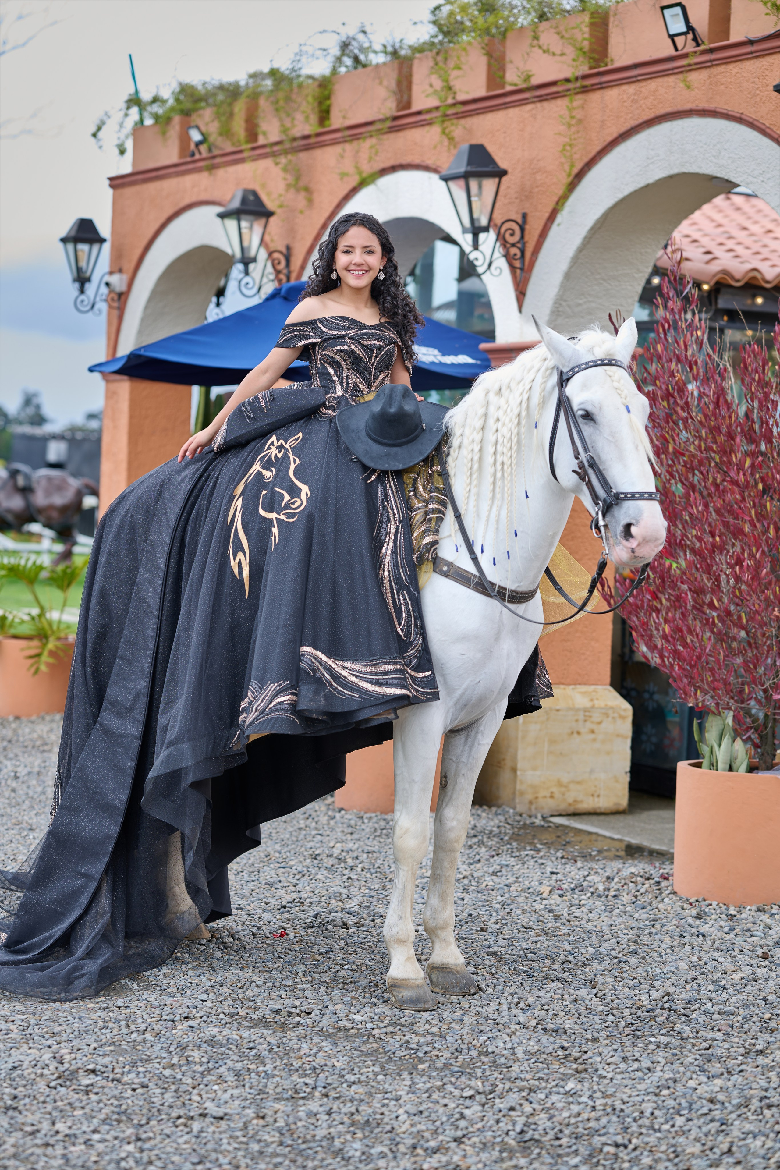 Pure Elegance & Majesty: Maria Clara & The White Spanish Horse | ZZ Portraits by Hendrick