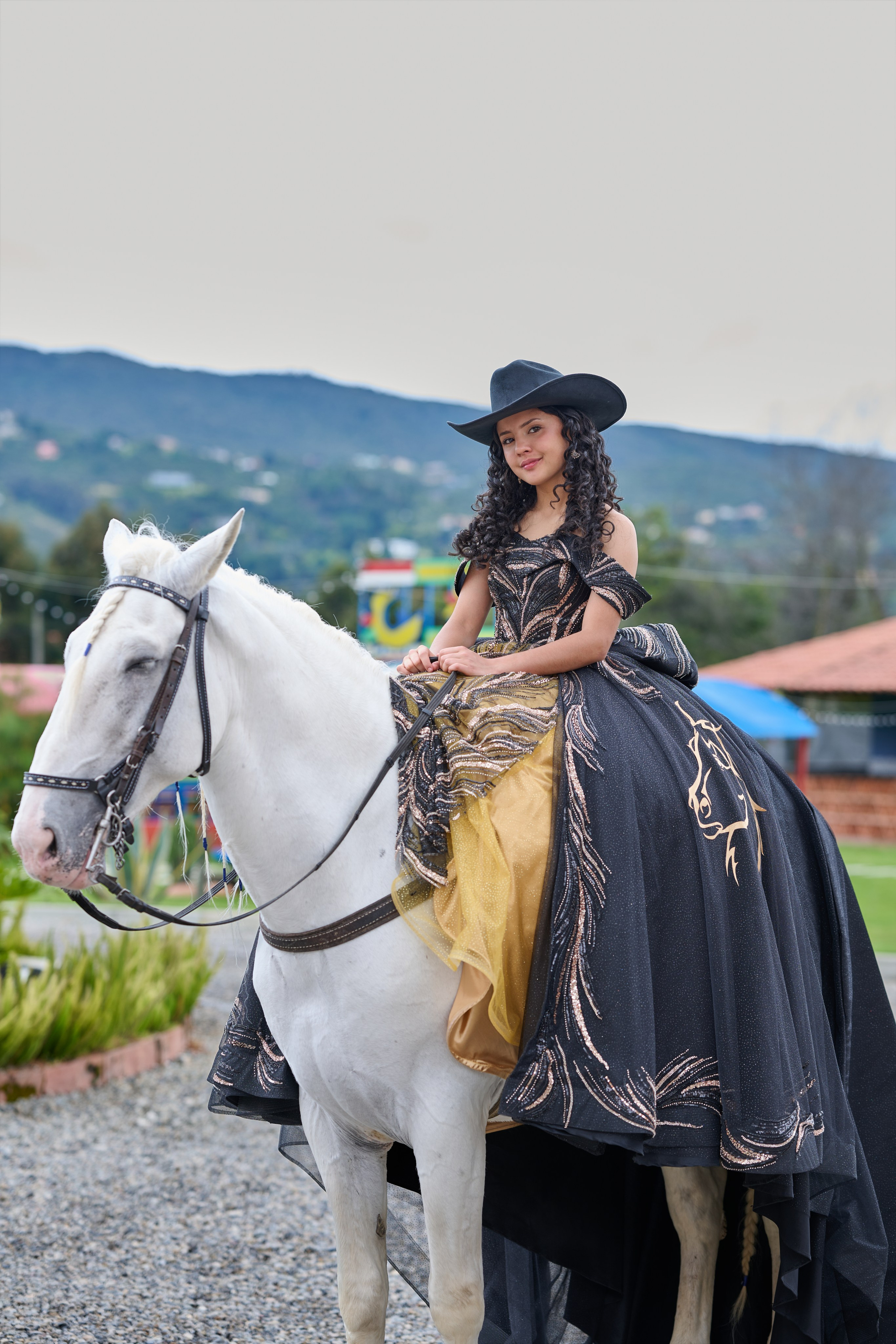 Pure Elegance & Majesty: Maria Clara & The White Spanish Horse | ZZ Portraits by Hendrick