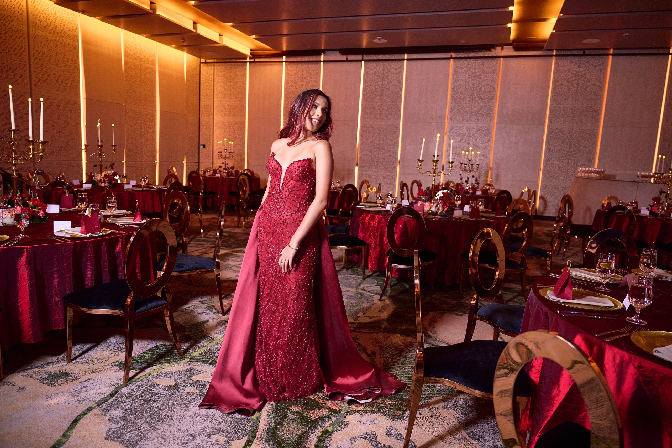Ivana’s Fine Art Quinceañera Photoshoot in Burgundy: Unforgettable Emotion | ZZ Portraits by Hendrick. Hendrick | Luxury wedding photography & cinematic wedding films in Miami & Bogotá. Signature fine art storytelling capturing timeless, emoti