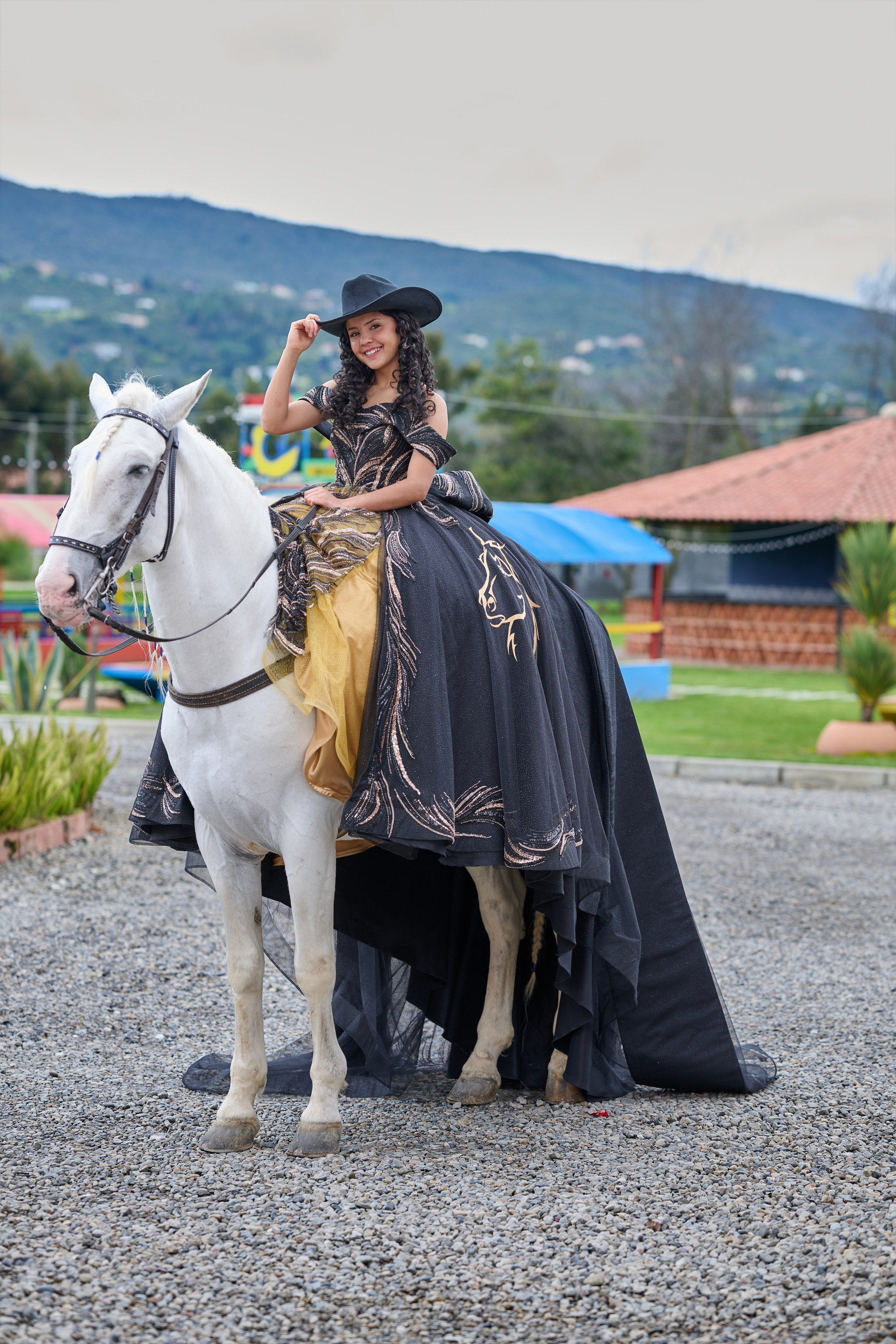 Pure Elegance & Majesty: Maria Clara & The White Spanish Horse | ZZ Portraits by Hendrick