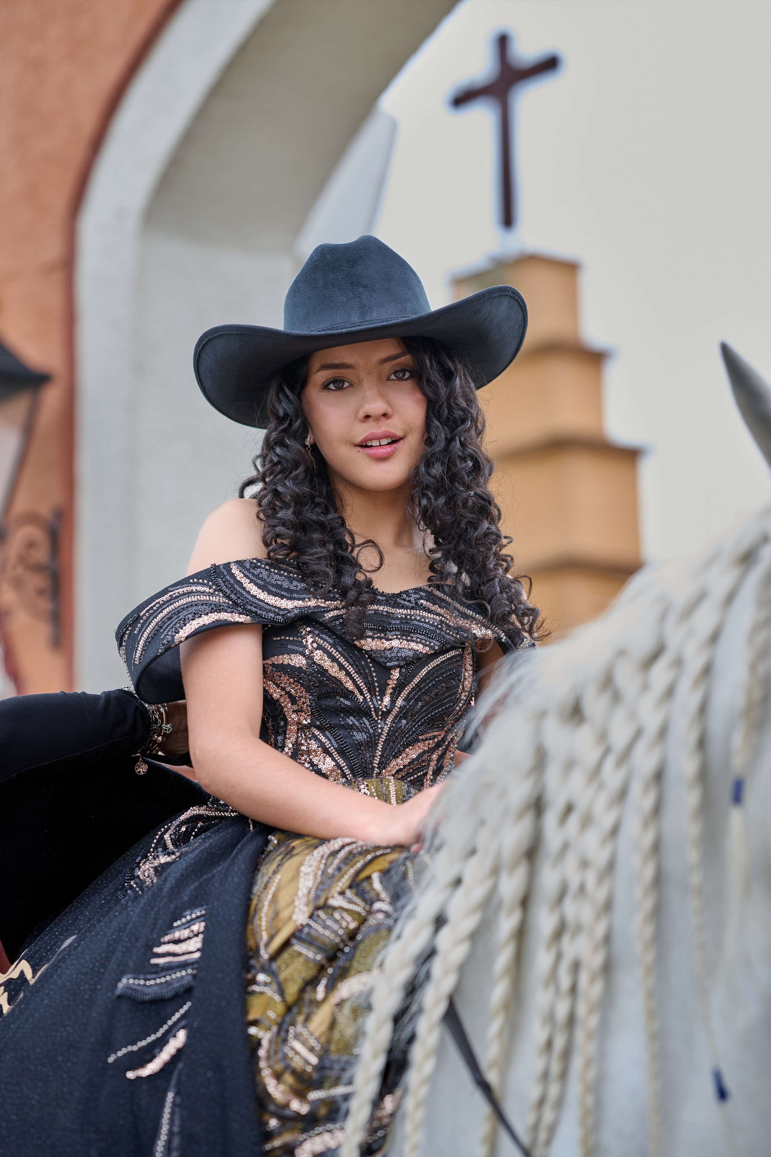 Pure Elegance & Majesty: Maria Clara & The White Spanish Horse | ZZ Portraits by Hendrick