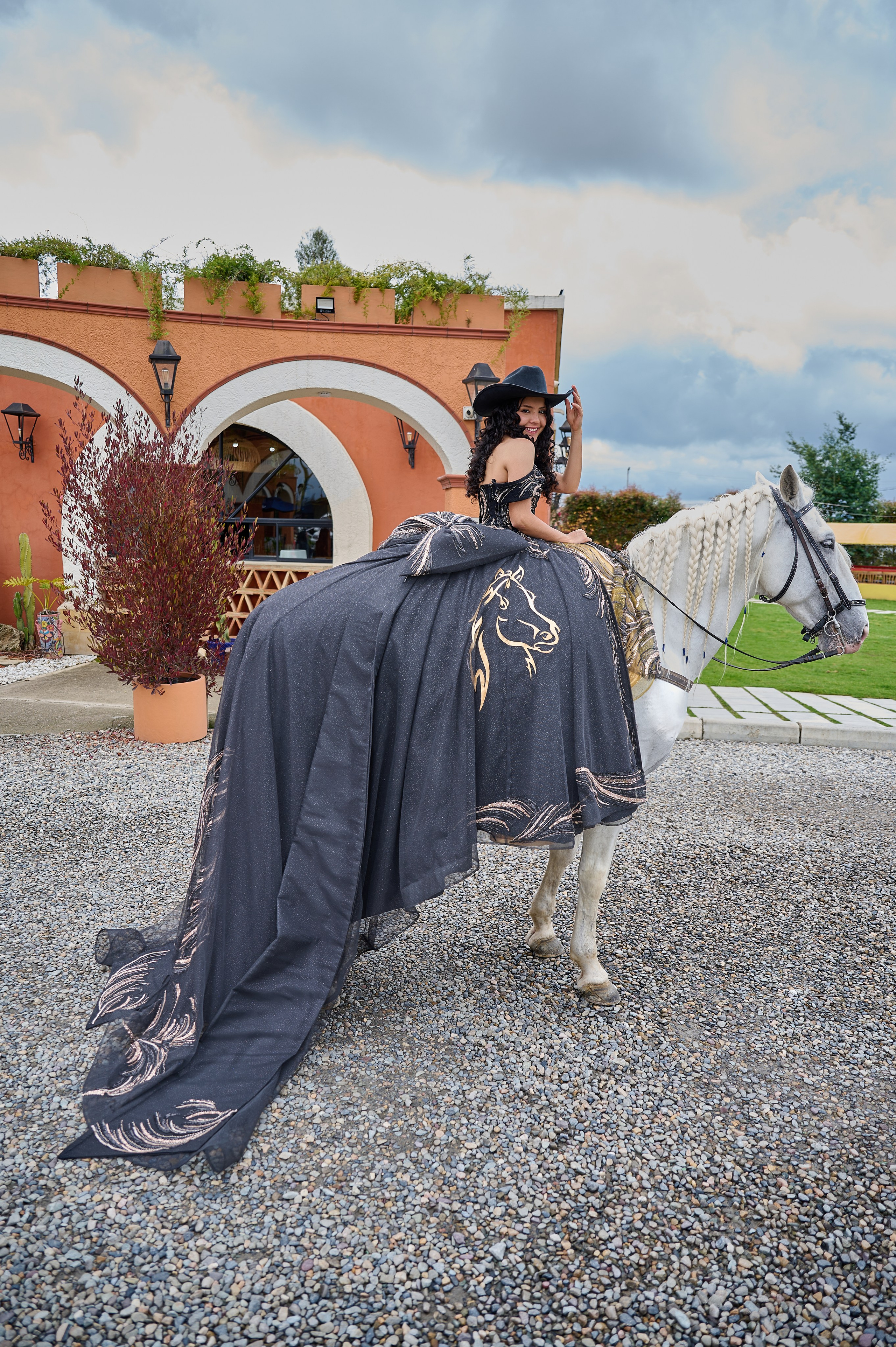 Pure Elegance & Majesty: Maria Clara & The White Spanish Horse | ZZ Portraits by Hendrick