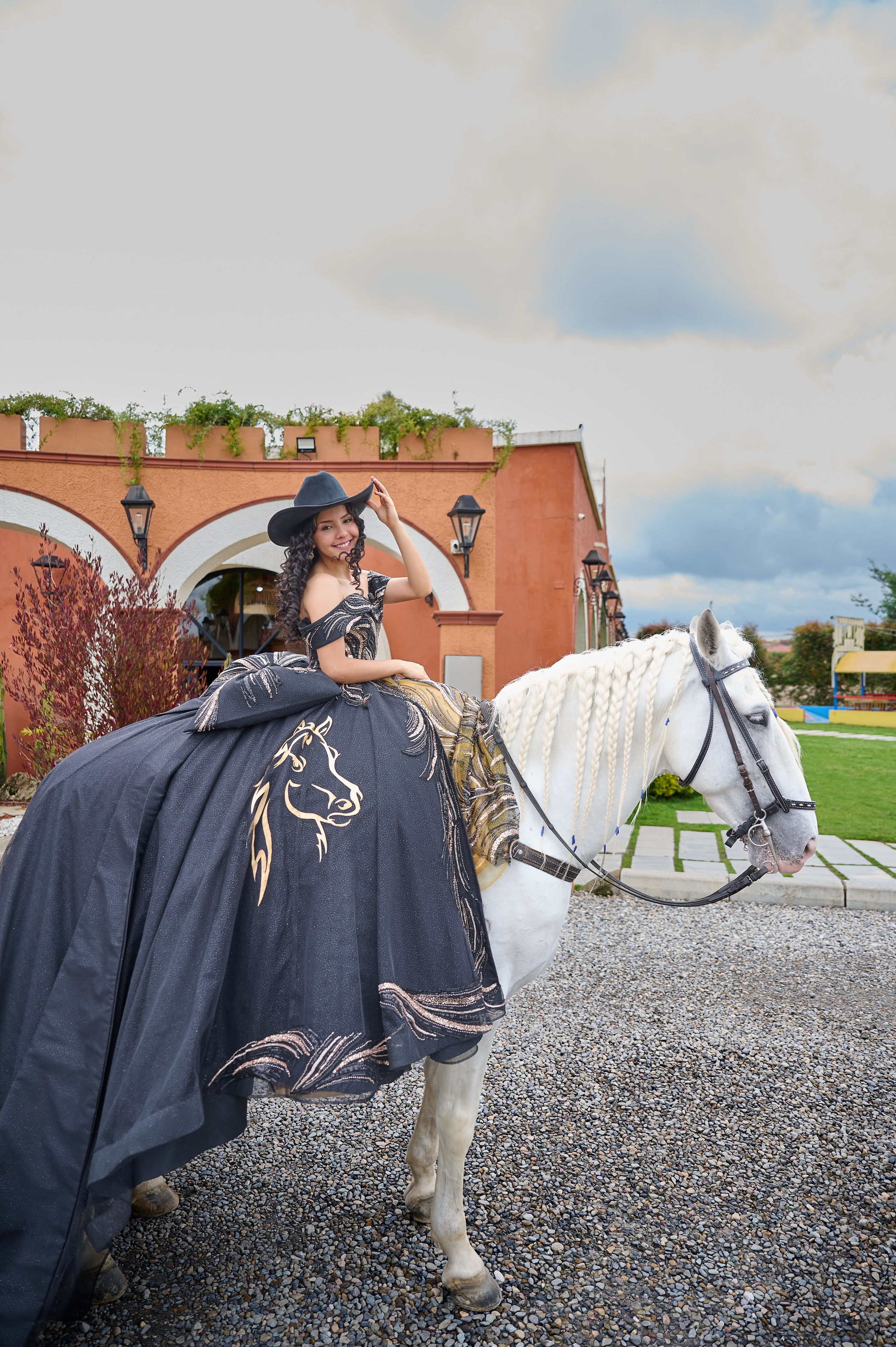 Pure Elegance & Majesty: Maria Clara & The White Spanish Horse | ZZ Portraits by Hendrick