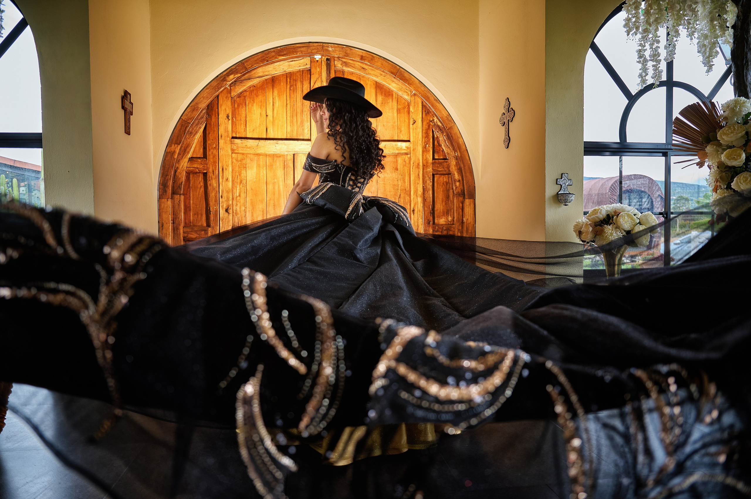 Pure Elegance & Majesty: Maria Clara & The White Spanish Horse | ZZ Portraits by Hendrick