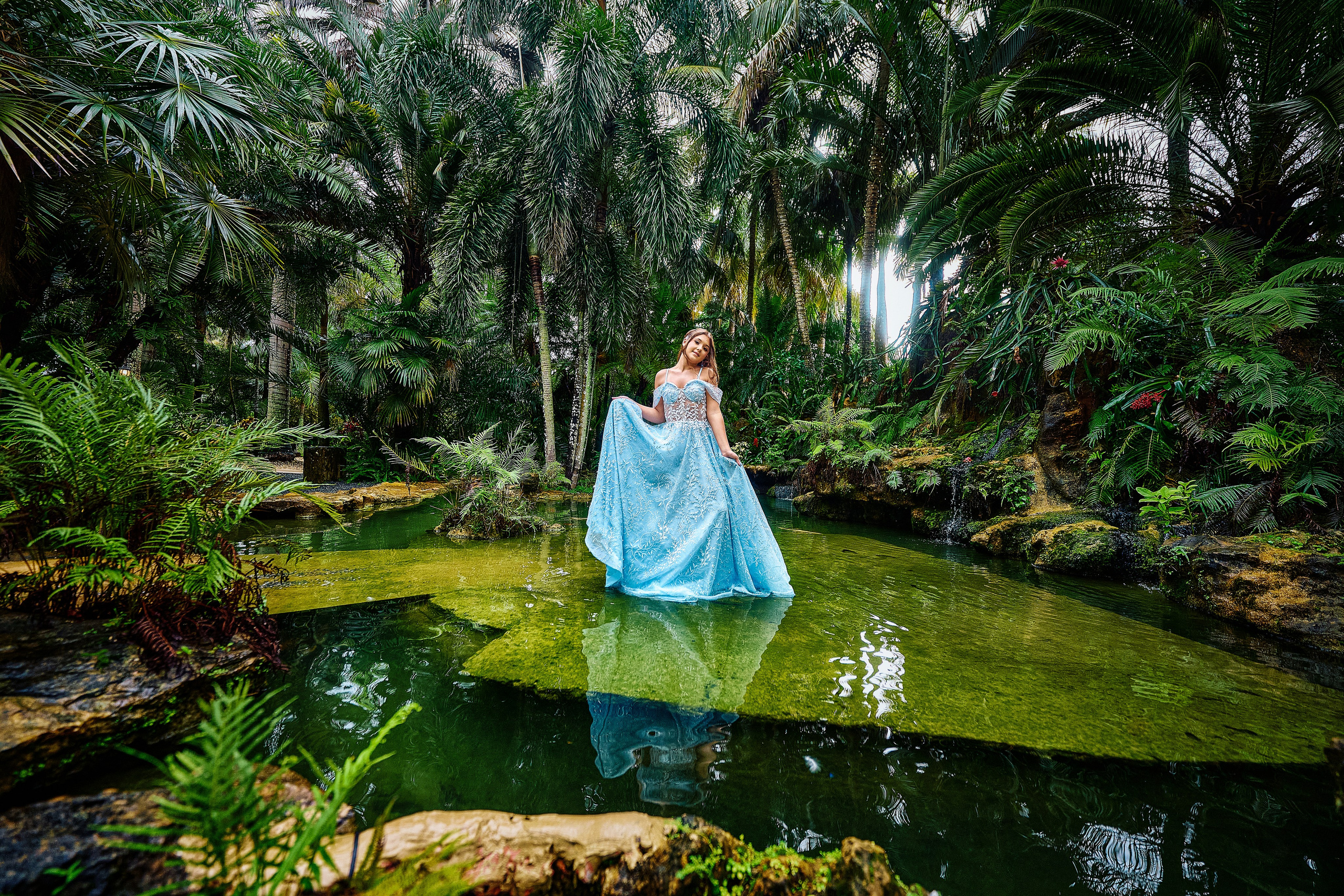 Sharon Secret Gardens Miami. Hendrick | Luxury wedding photography & cinematic wedding films in Miami & Bogotá. Signature fine art storytelling capturing timeless, emoti
