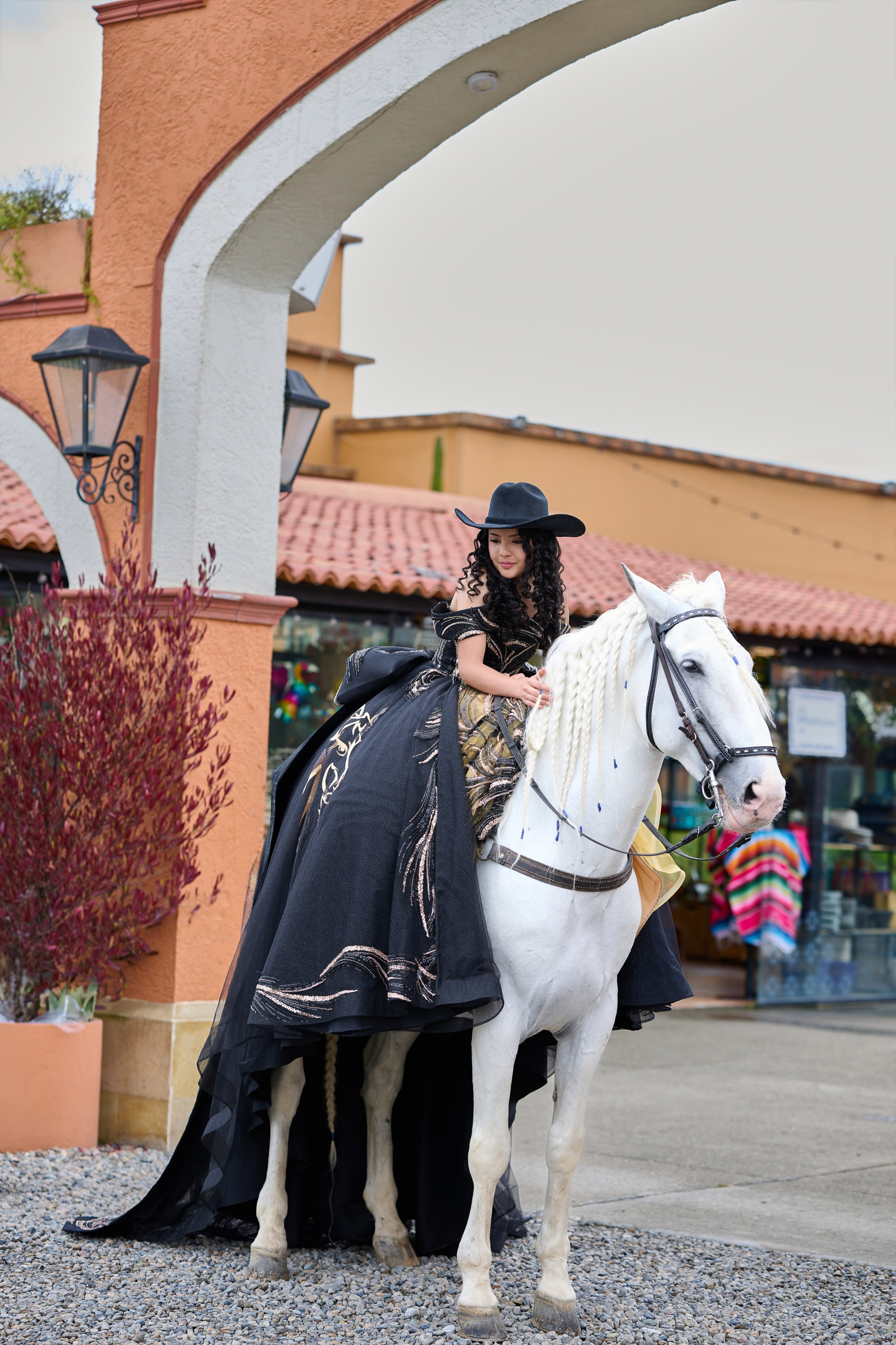 Pure Elegance & Majesty: Maria Clara & The White Spanish Horse | ZZ Portraits by Hendrick