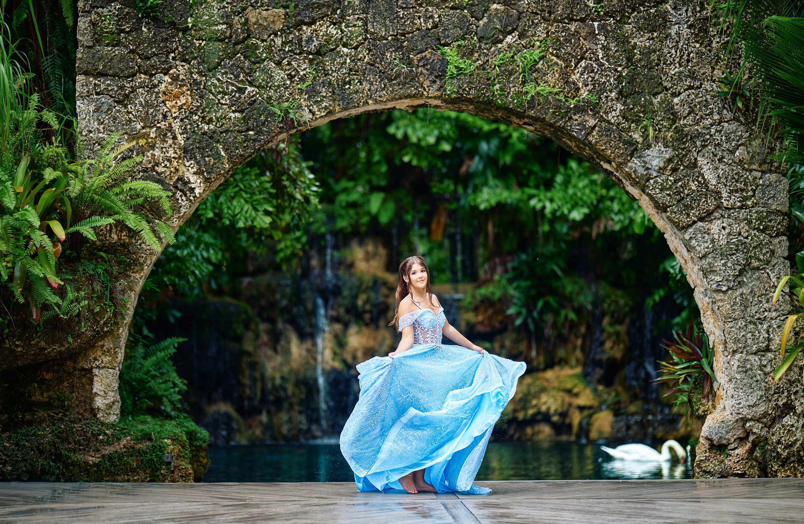 Sharon Secret Gardens Miami. Hendrick | Luxury wedding photography & cinematic wedding films in Miami & Bogotá. Signature fine art storytelling capturing timeless, emoti