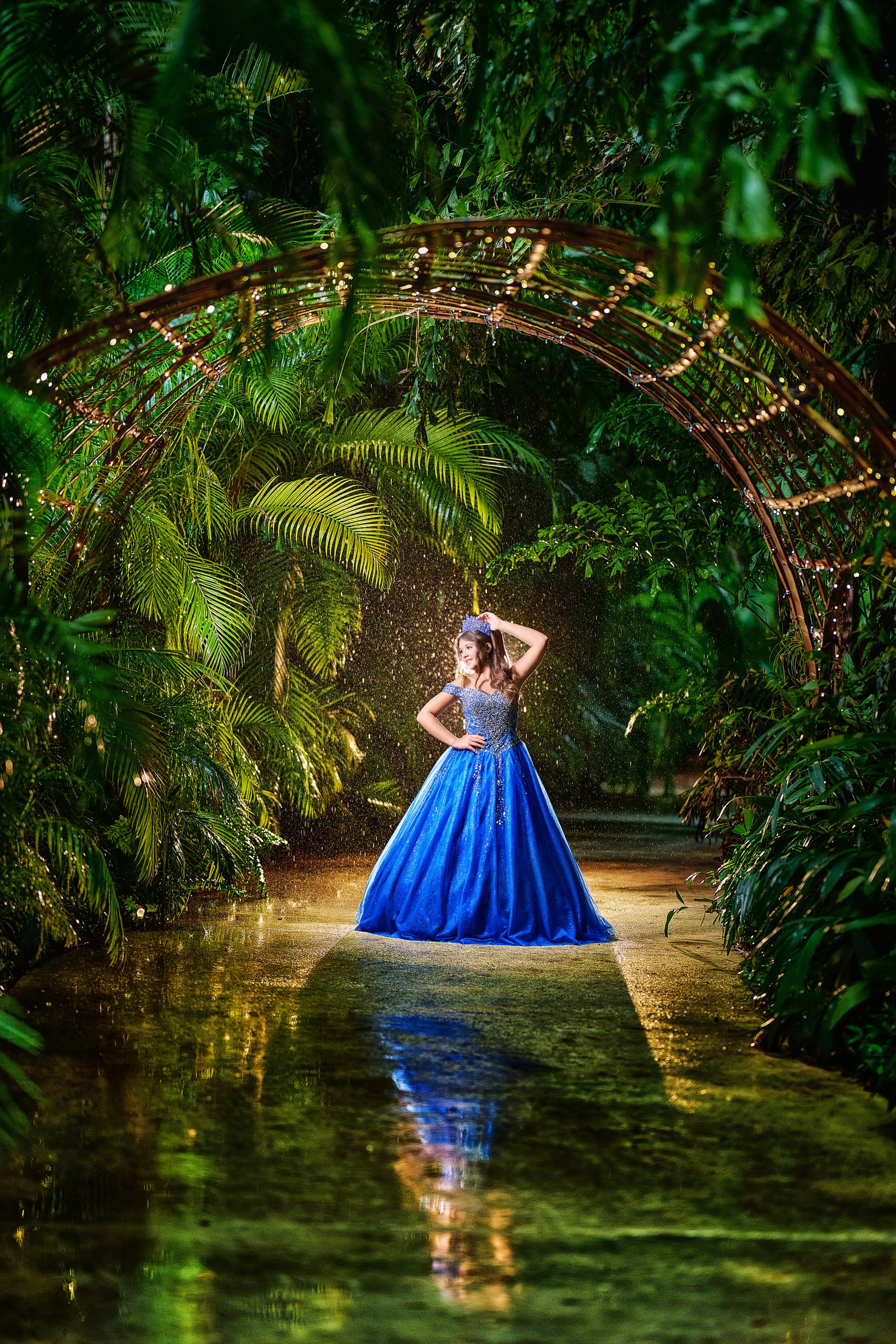 Sharon Secret Gardens Miami. Hendrick | Luxury wedding photography & cinematic wedding films in Miami & Bogotá. Signature fine art storytelling capturing timeless, emoti