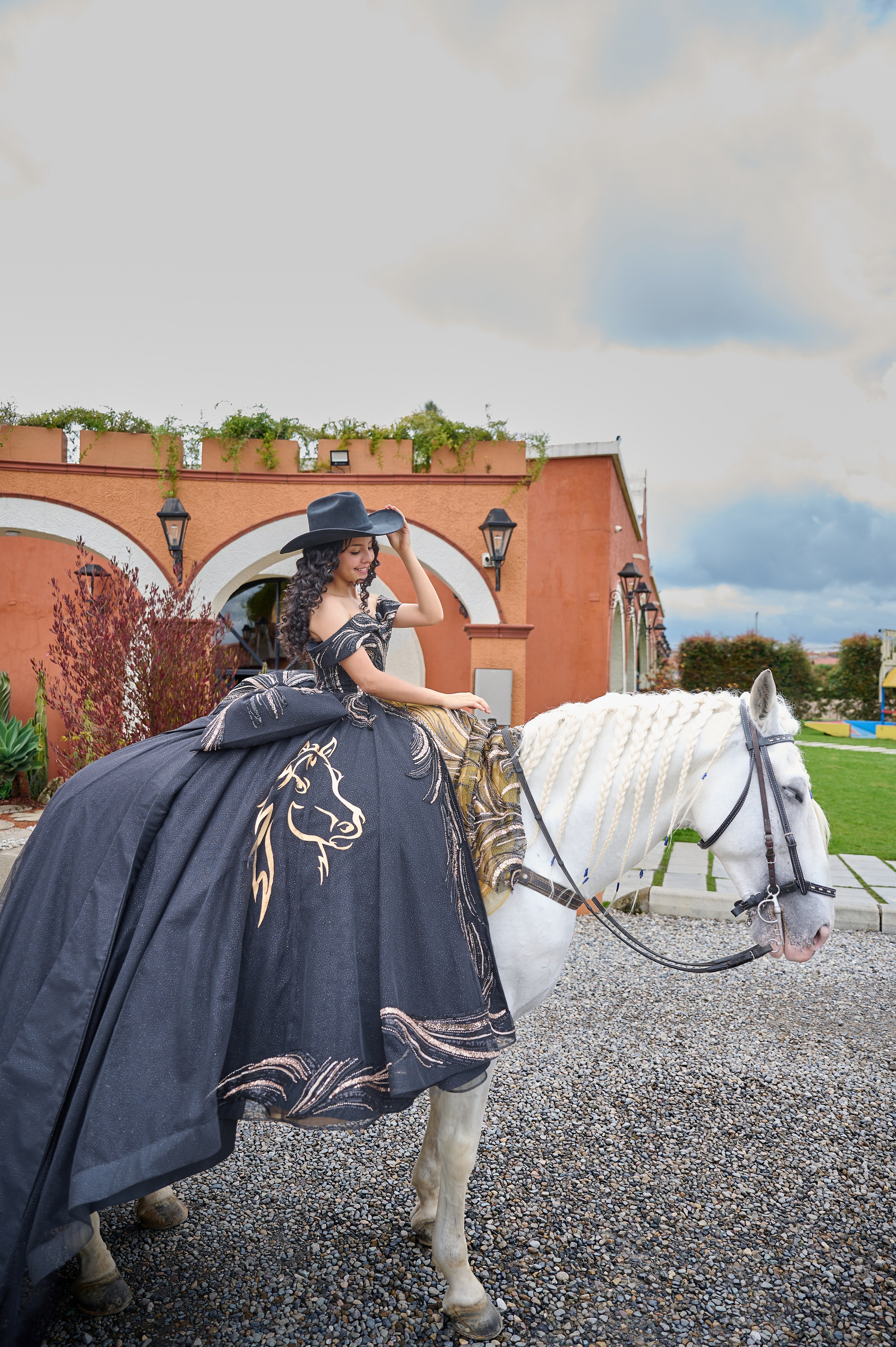 Pure Elegance & Majesty: Maria Clara & The White Spanish Horse | ZZ Portraits by Hendrick