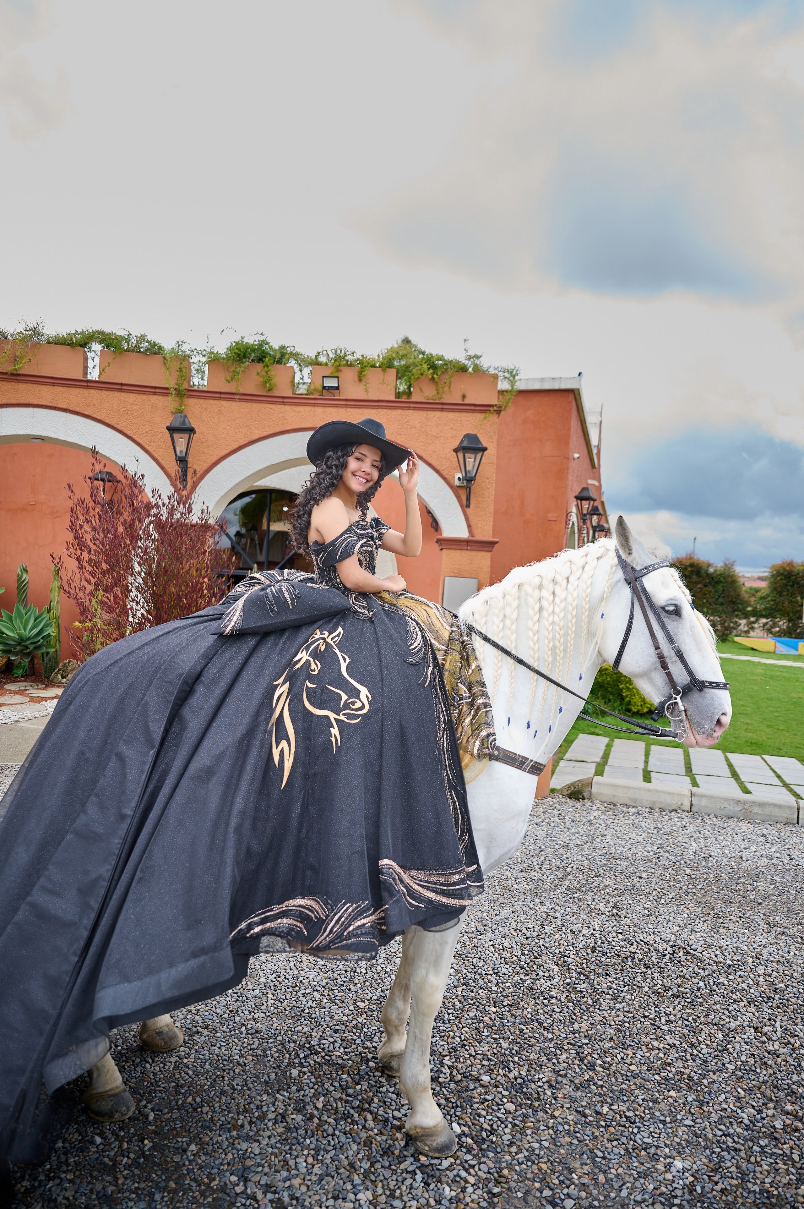 Pure Elegance & Majesty: Maria Clara & The White Spanish Horse | ZZ Portraits by Hendrick