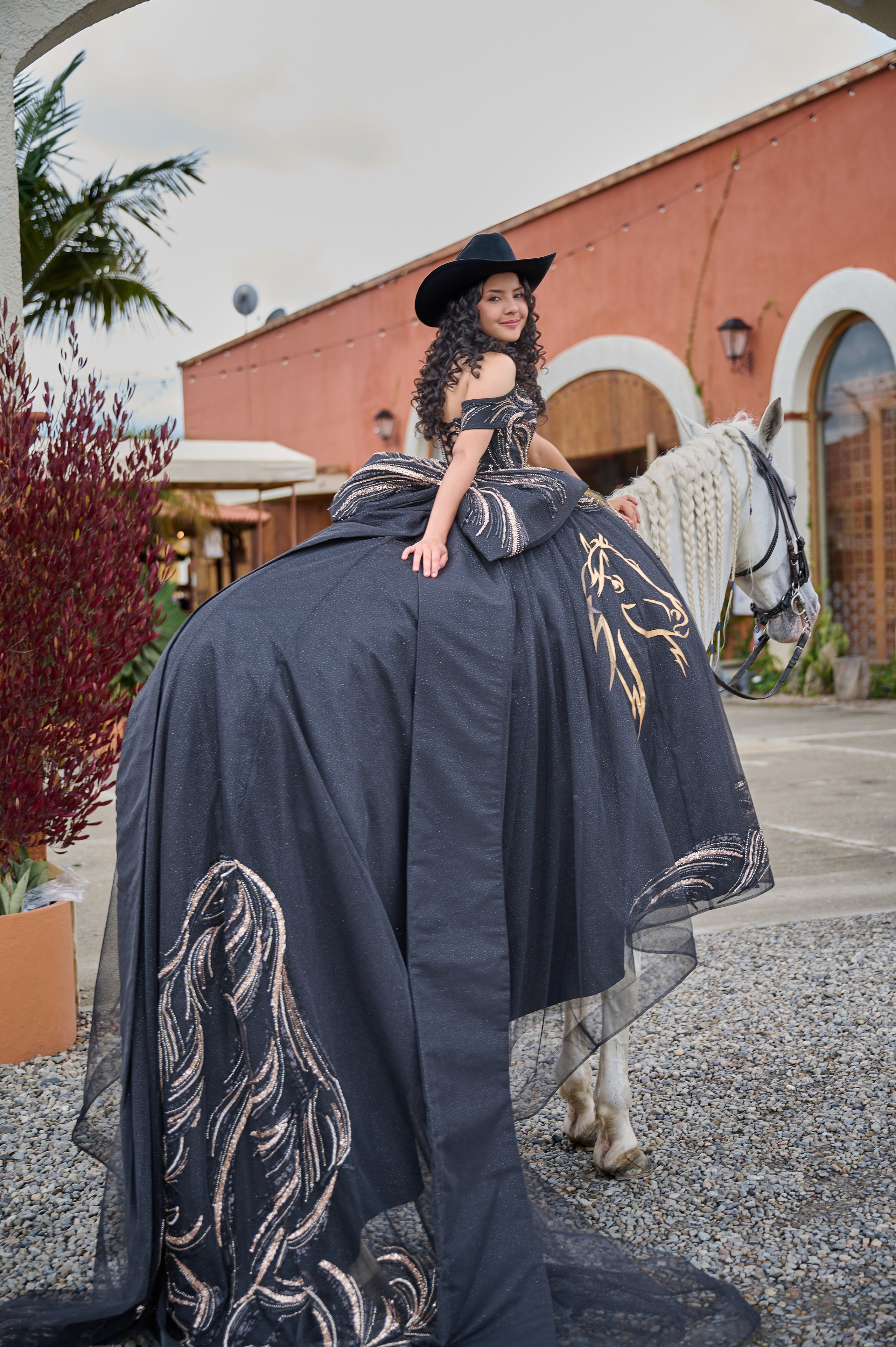 Pure Elegance & Majesty: Maria Clara & The White Spanish Horse | ZZ Portraits by Hendrick