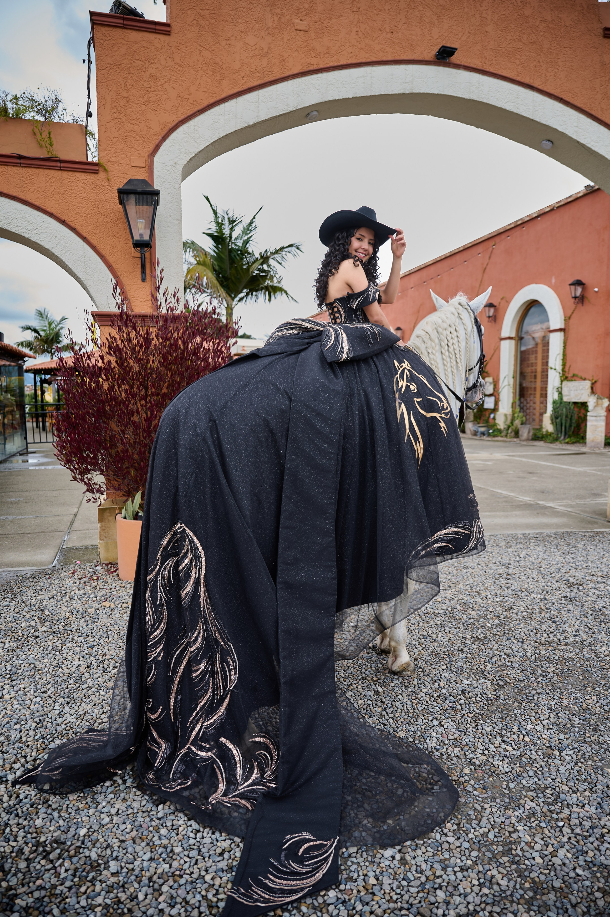 Pure Elegance & Majesty: Maria Clara & The White Spanish Horse | ZZ Portraits by Hendrick