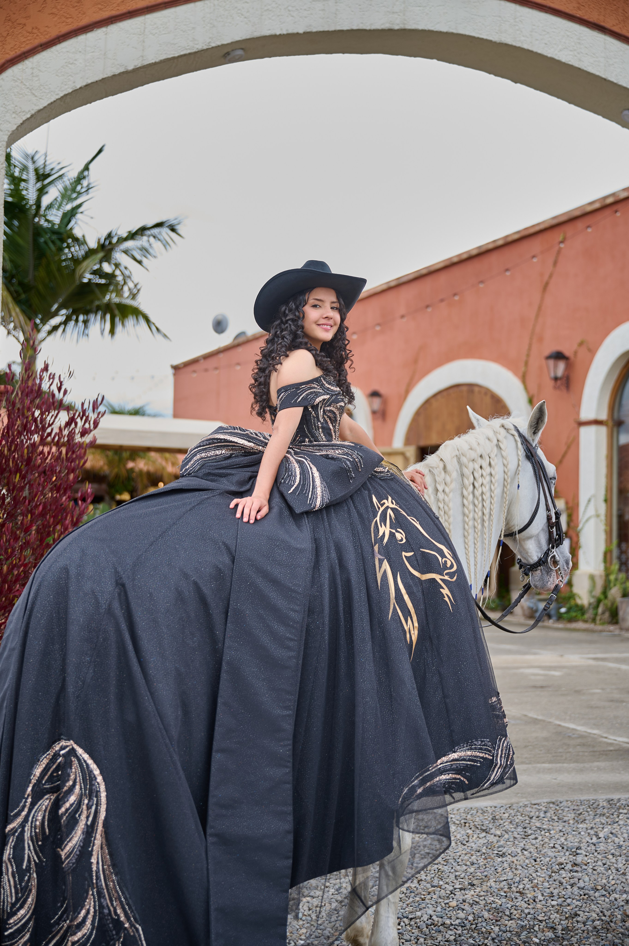 Pure Elegance & Majesty: Maria Clara & The White Spanish Horse | ZZ Portraits by Hendrick