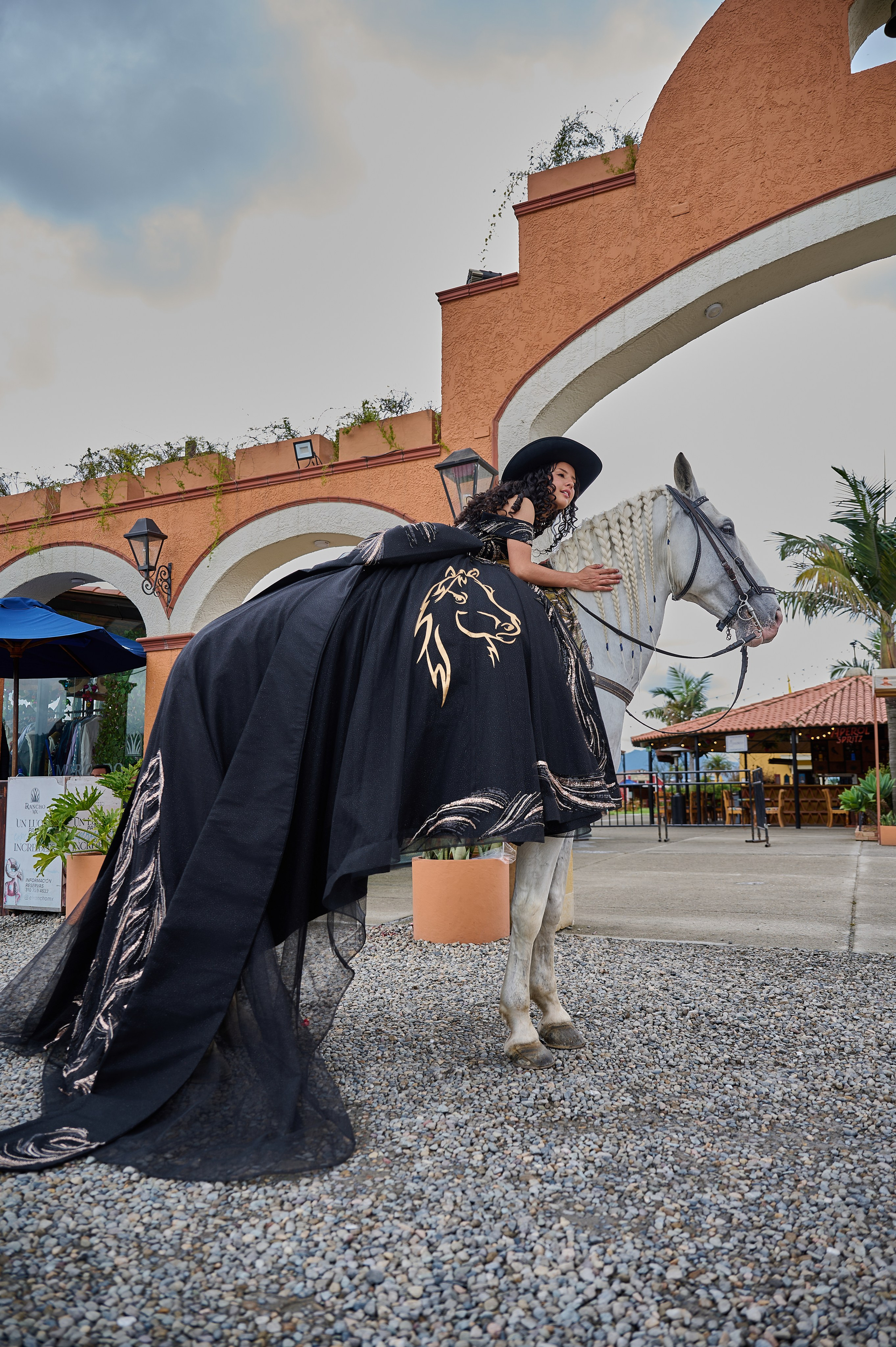 Pure Elegance & Majesty: Maria Clara & The White Spanish Horse | ZZ Portraits by Hendrick