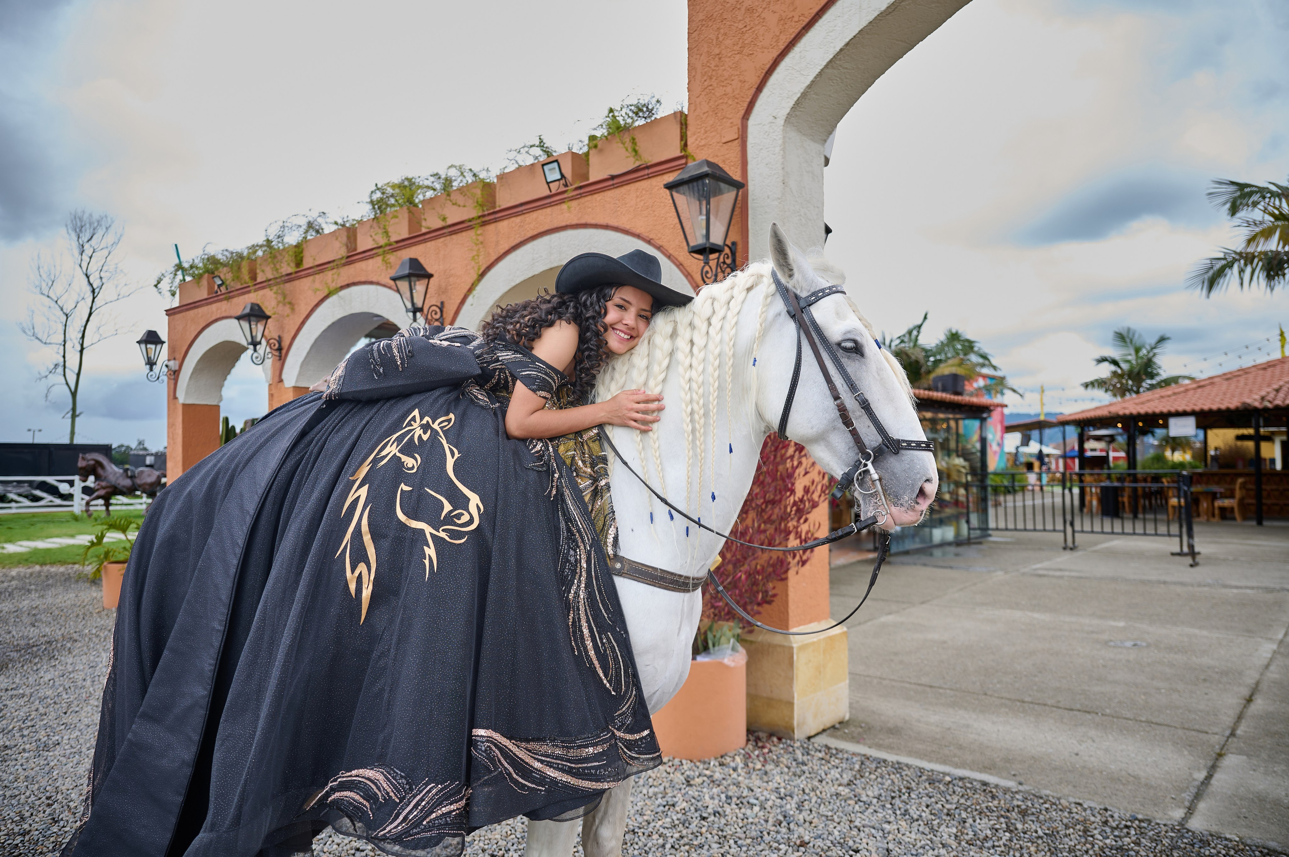 Pure Elegance & Majesty: Maria Clara & The White Spanish Horse | ZZ Portraits by Hendrick