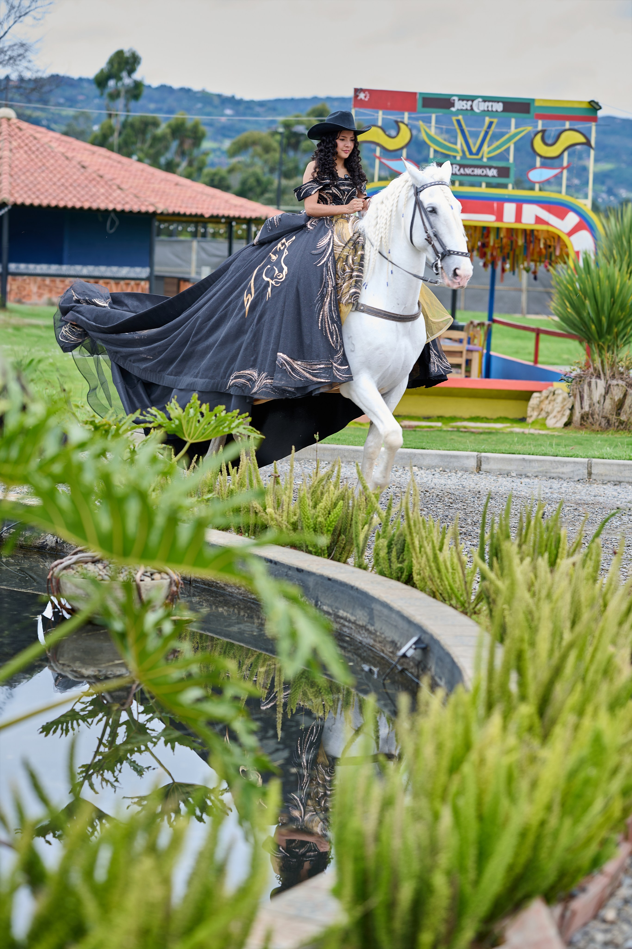 Pure Elegance & Majesty: Maria Clara & The White Spanish Horse | ZZ Portraits by Hendrick
