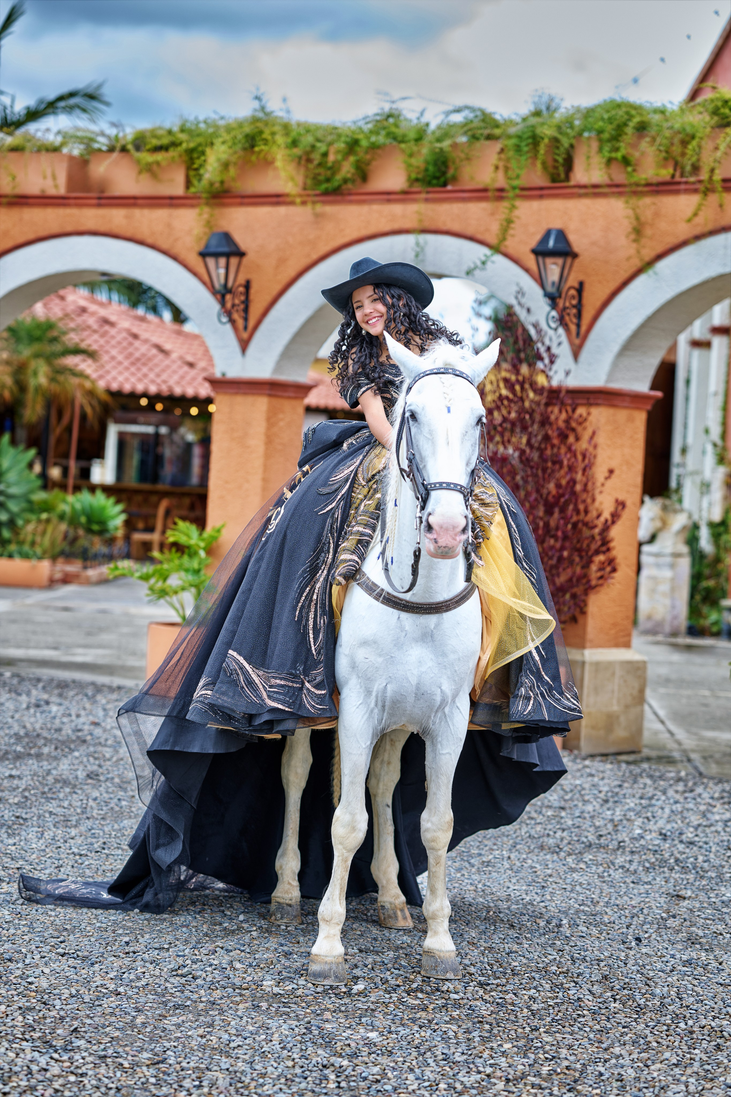 Pure Elegance & Majesty: Maria Clara & The White Spanish Horse | ZZ Portraits by Hendrick