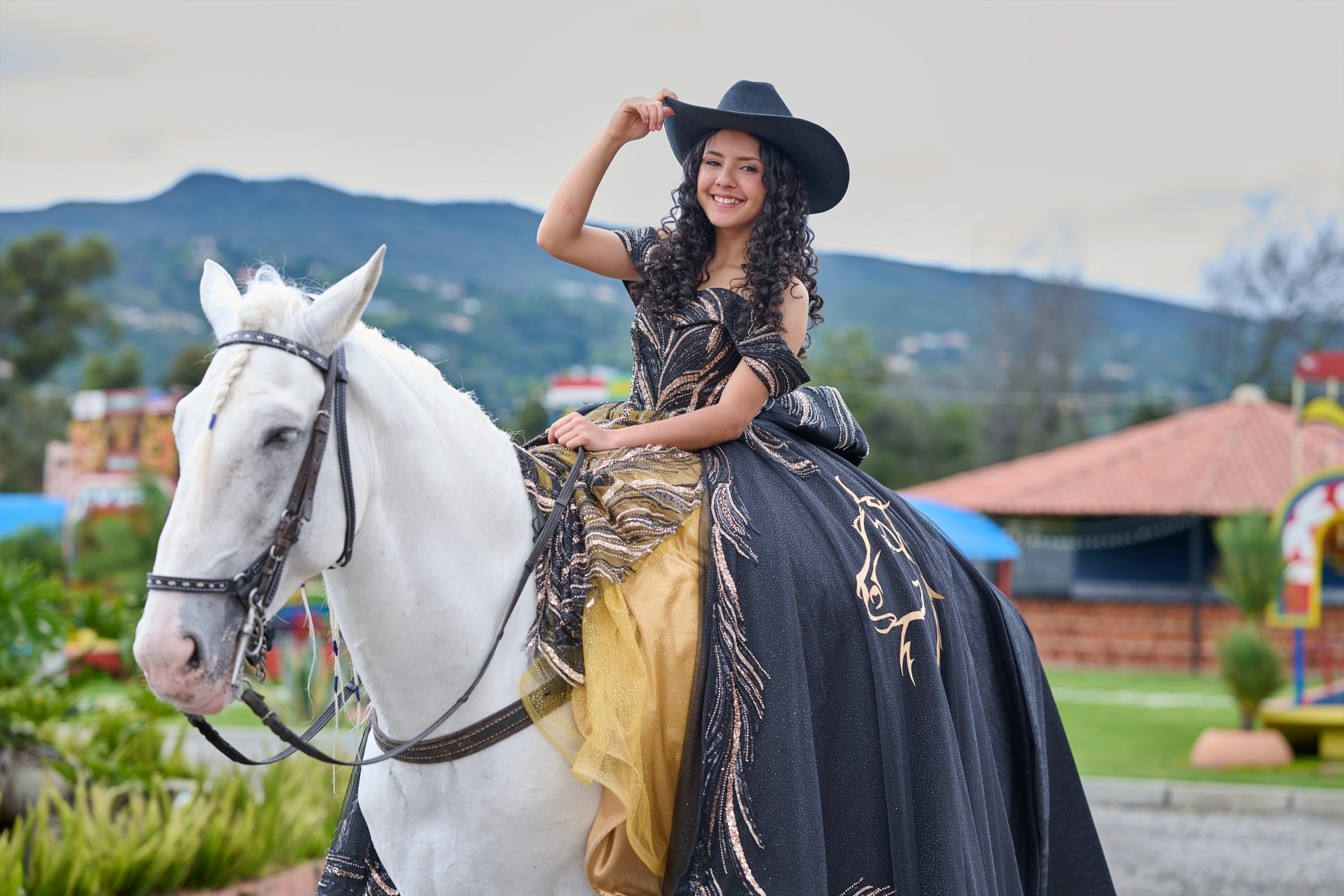 Pure Elegance & Majesty: Maria Clara & The White Spanish Horse | ZZ Portraits by Hendrick