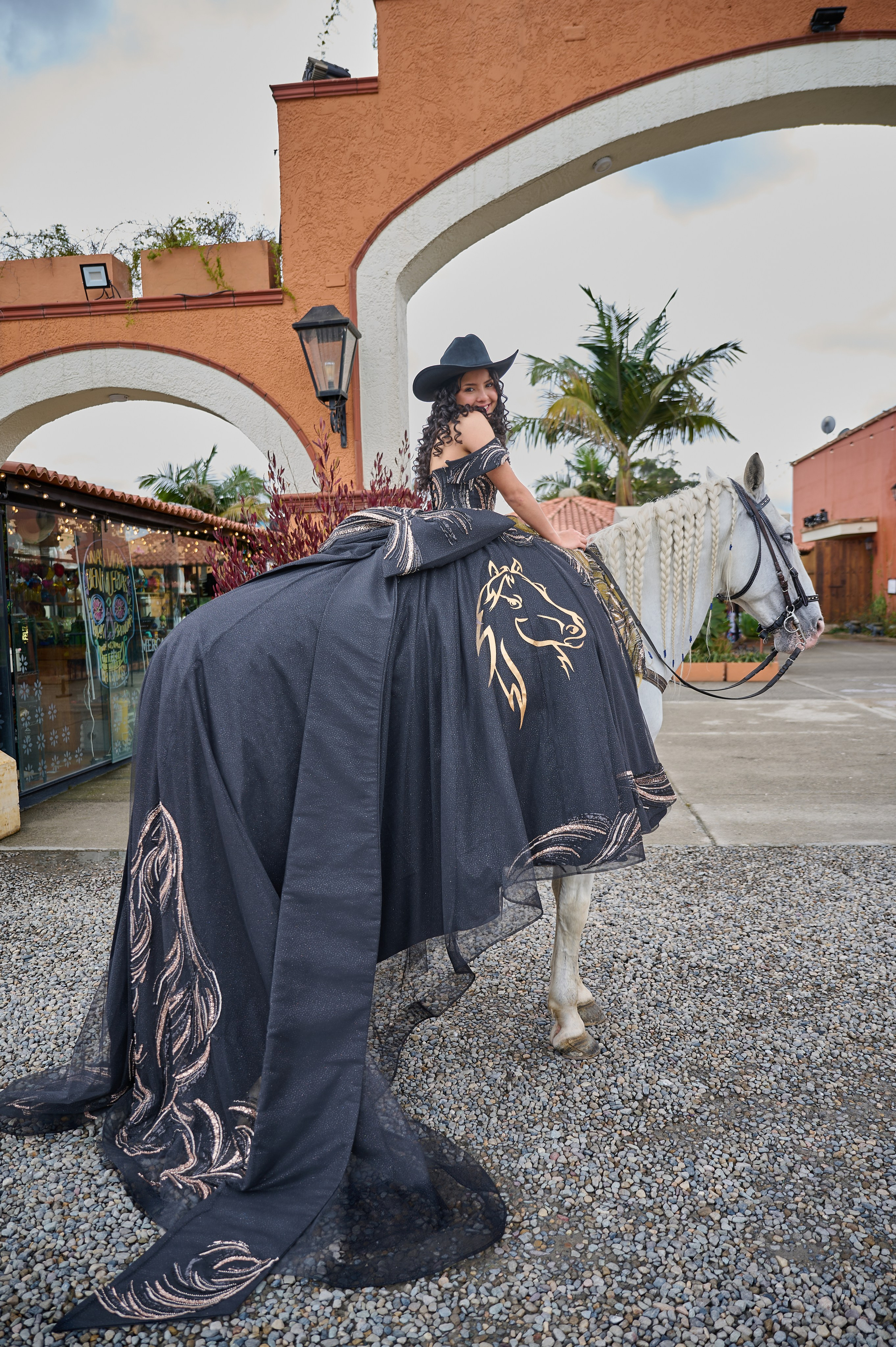 Pure Elegance & Majesty: Maria Clara & The White Spanish Horse | ZZ Portraits by Hendrick