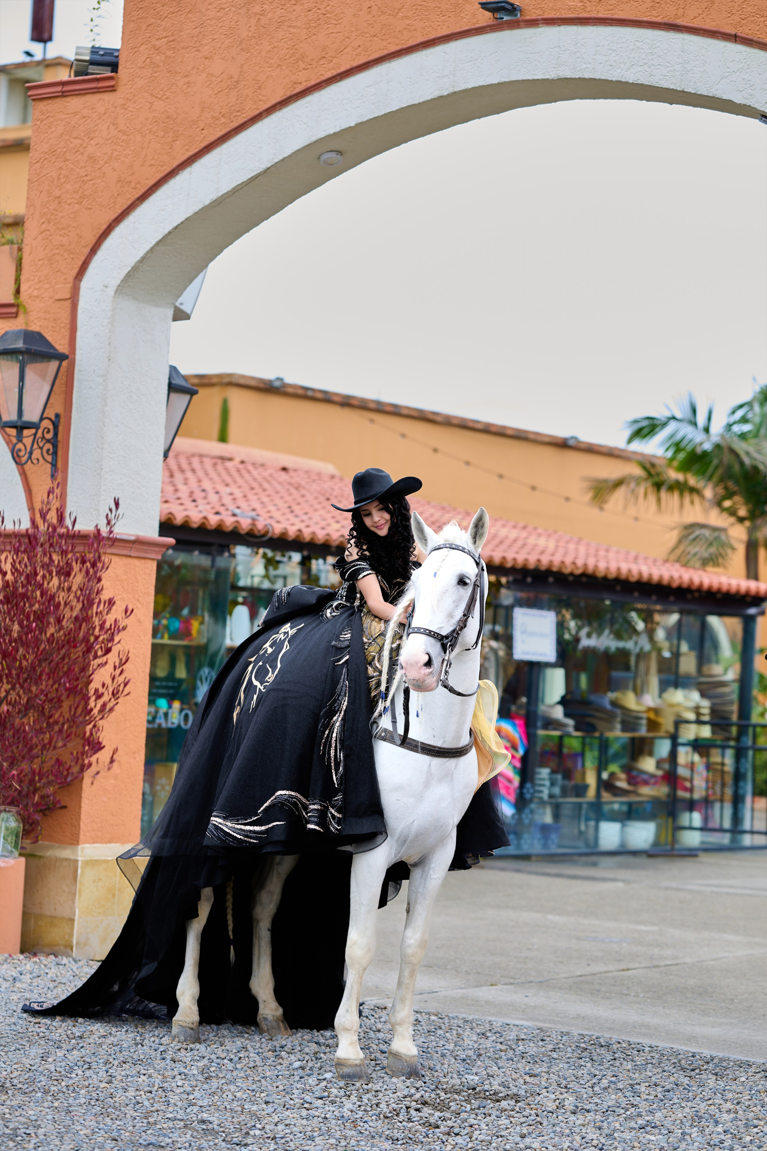Pure Elegance & Majesty: Maria Clara & The White Spanish Horse | ZZ Portraits by Hendrick