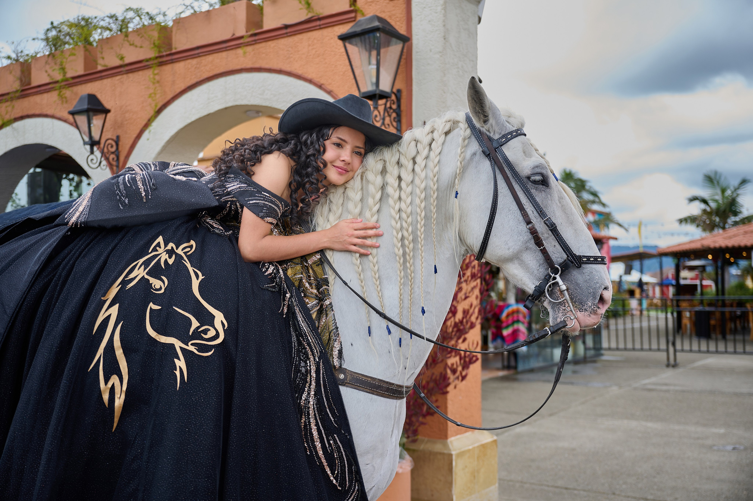 Pure Elegance & Majesty: Maria Clara & The White Spanish Horse | ZZ Portraits by Hendrick