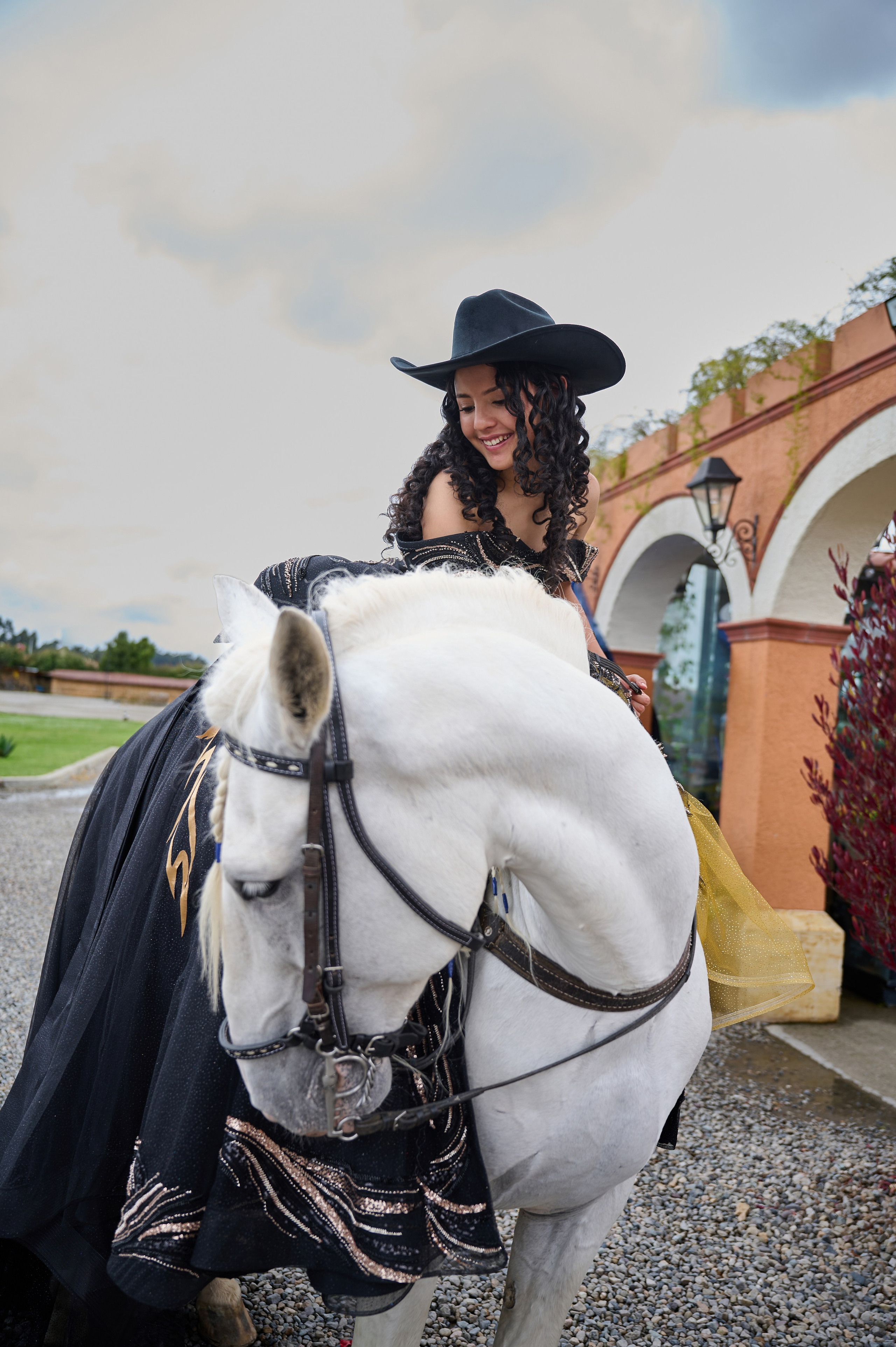 Pure Elegance & Majesty: Maria Clara & The White Spanish Horse | ZZ Portraits by Hendrick