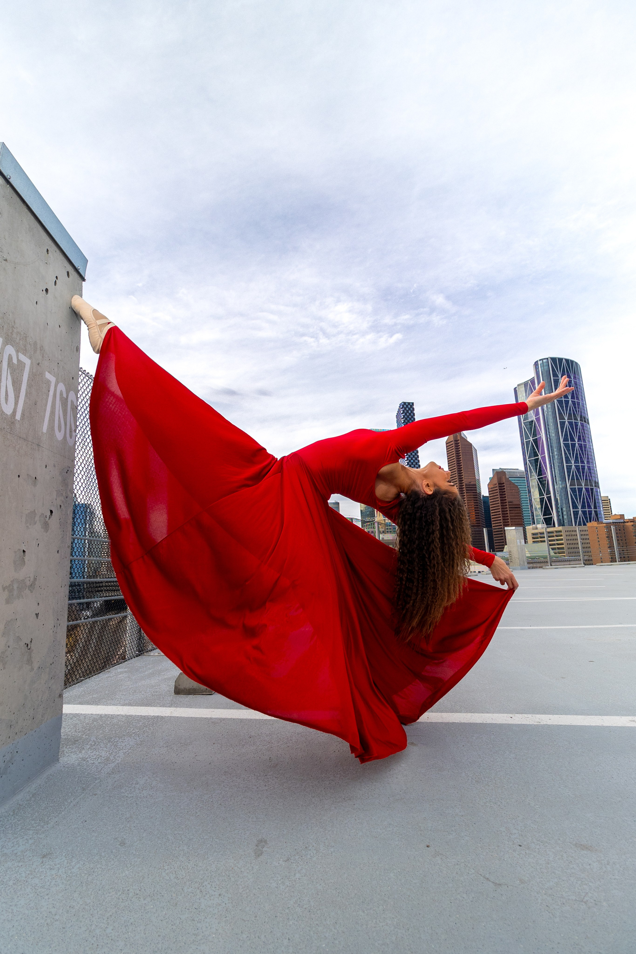 Radiant Elegance: Pamela’s Breathtaking Photoshoot in Red. ProFly Media Inc. — Cinematic photo and video production for brands, businesses, and spaces in Calgary