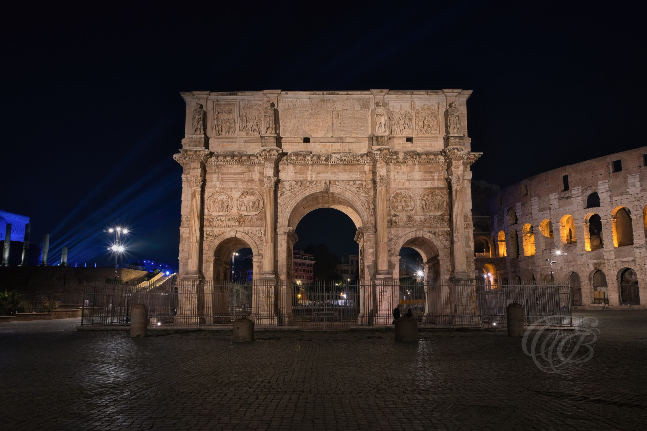 Italy - Rome - Arch of Constantine in the historic center of Rome, monumental Roman triumphal arch near the Colosseum, photography of Italy, Eduardo Bartoli Photography