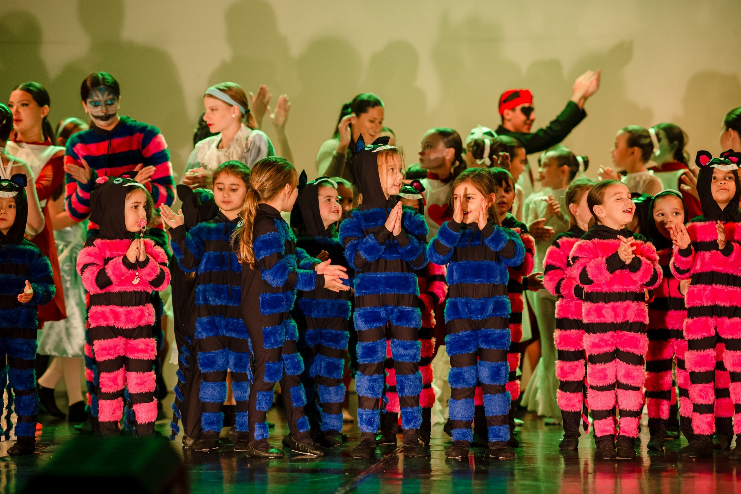 Fotografia de Espetáculo Teatral Alice no País das Maravilhas do grupo de dança Recriarte