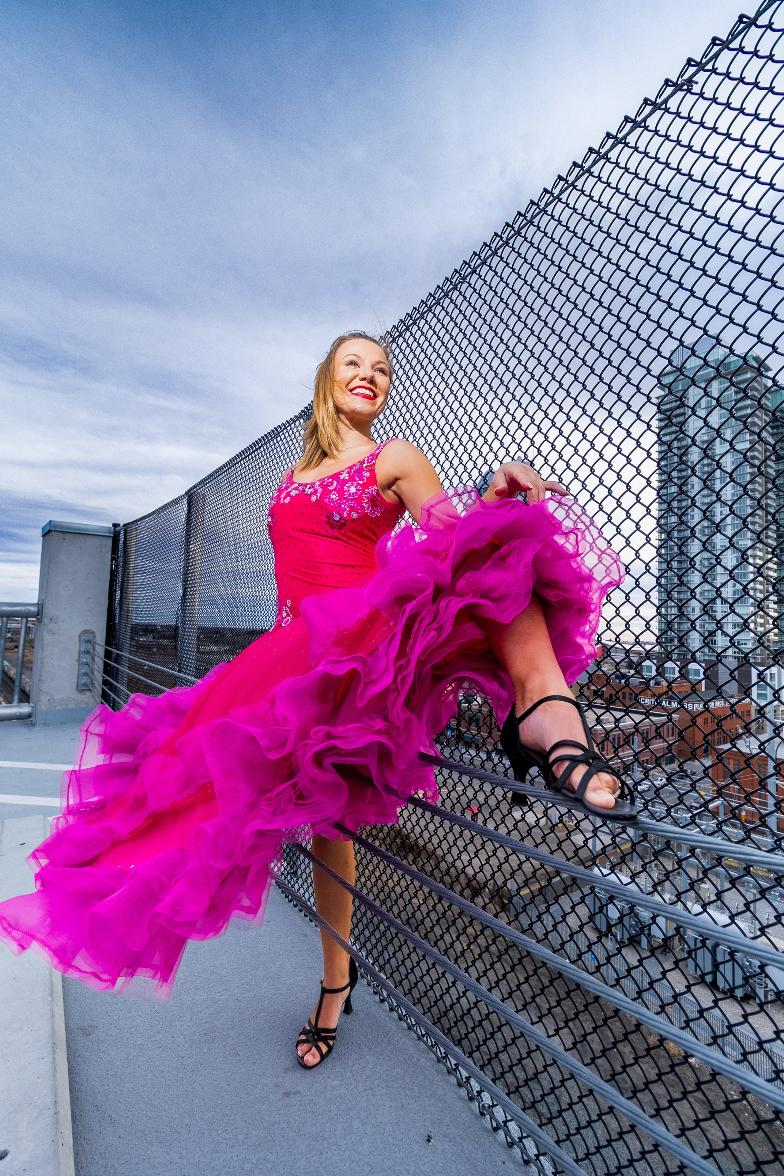 Grace in Motion: Ava Mabel’s Stunning Photoshoot in Pink. ProFly Media Inc. — Cinematic photo and video production for brands, businesses, and spaces in Calgary