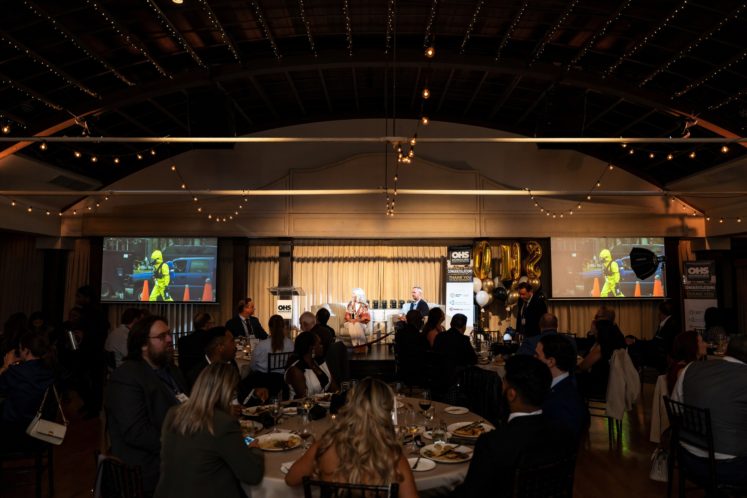 Guests attending the OHS Honours corporate awards gala in Toronto
