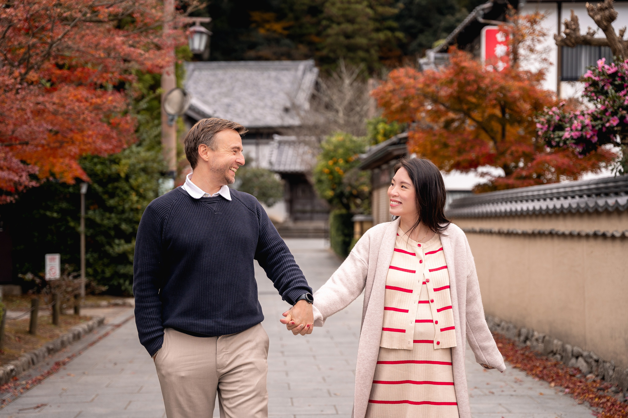 Autumn Photoshoot in Dazaifu | Traditional Japan Portraits | Fukuoka Photographer. Portrait Photographer in Fukuoka, Japan | Alina Nazarova