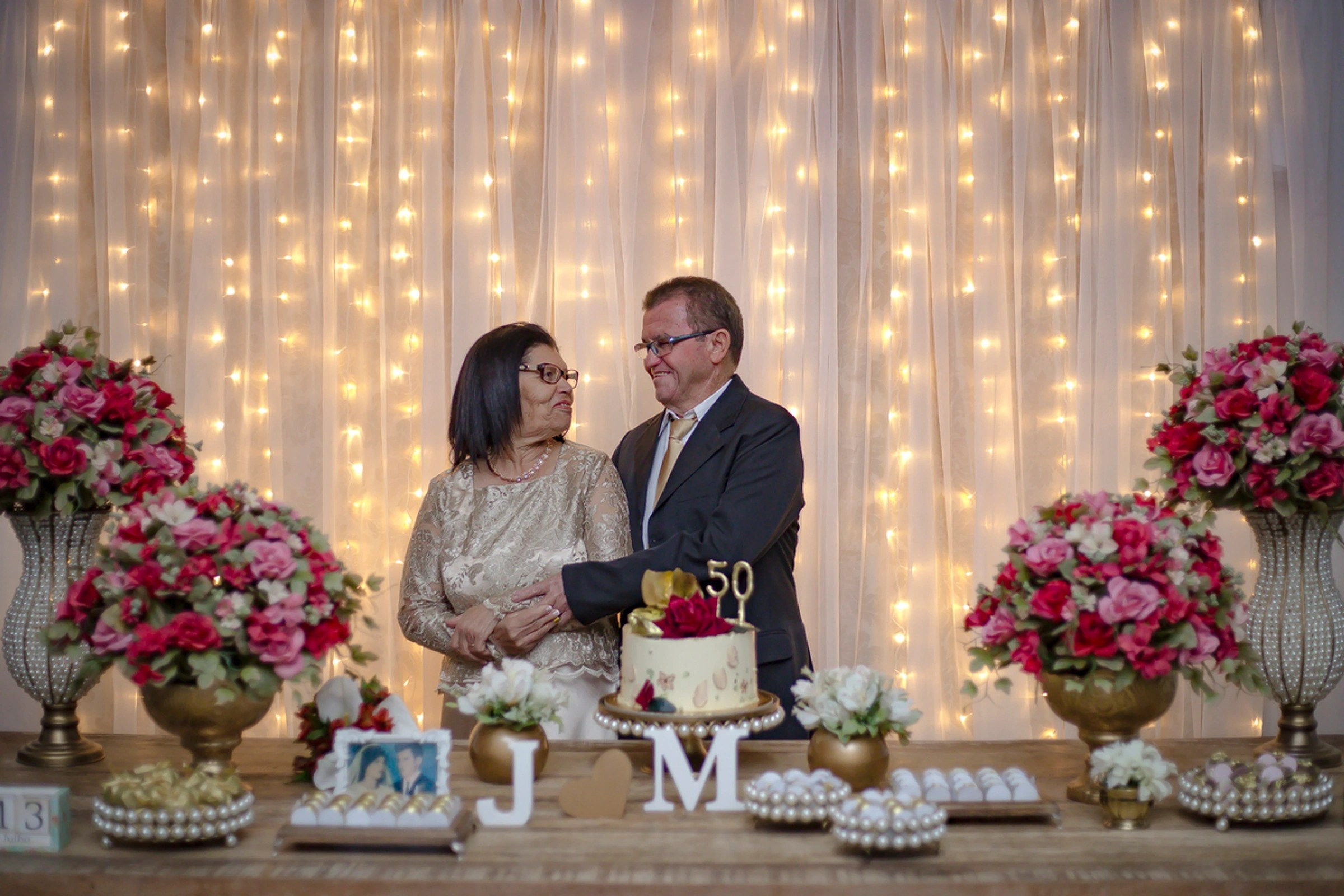 Bodas de Ouro - J & M. Fotógrafa de Eventos em São Paulo e Sorocaba Kika Damasceno