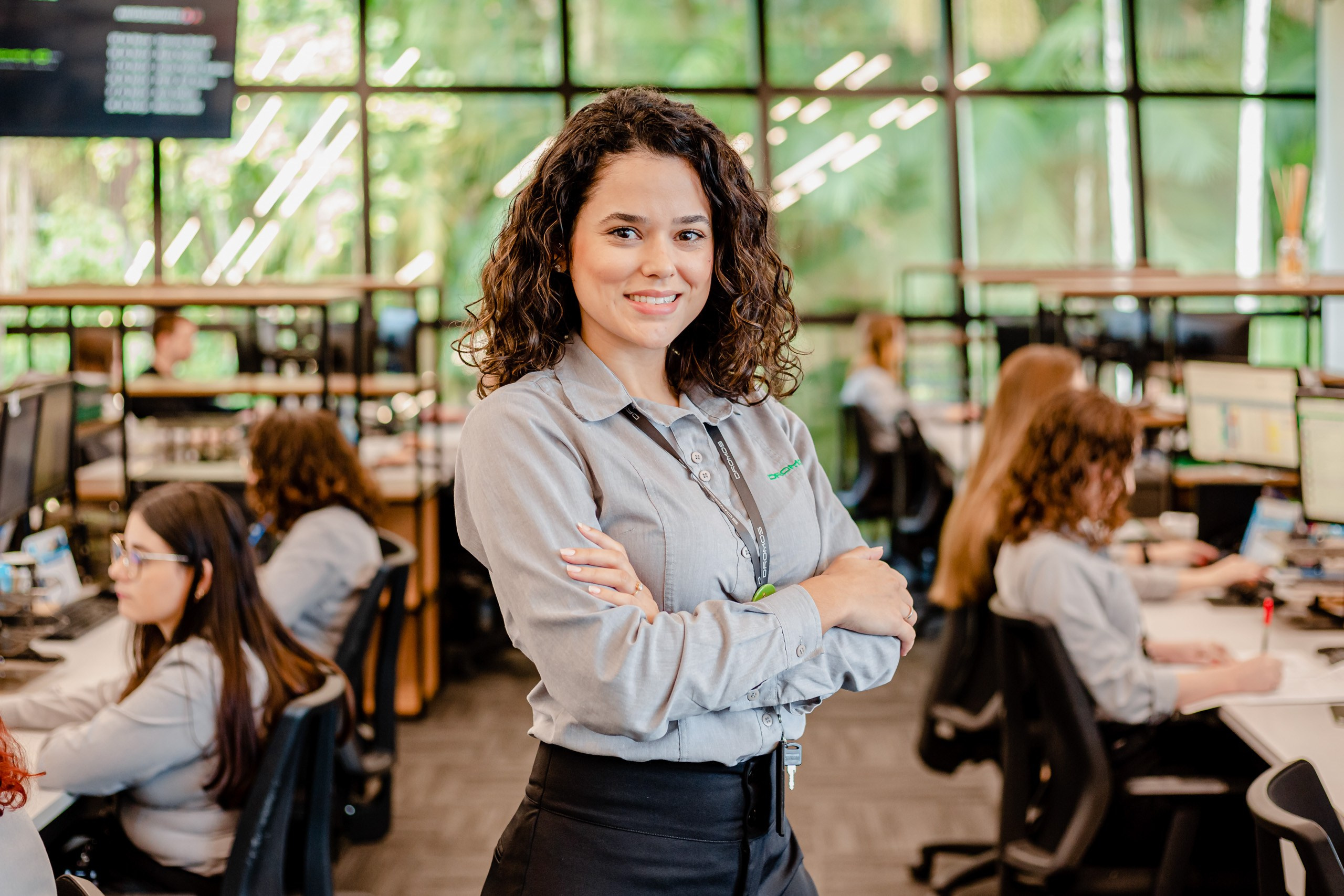 Fotografia de retrato corporativo para a empresa Dromos em Joinville